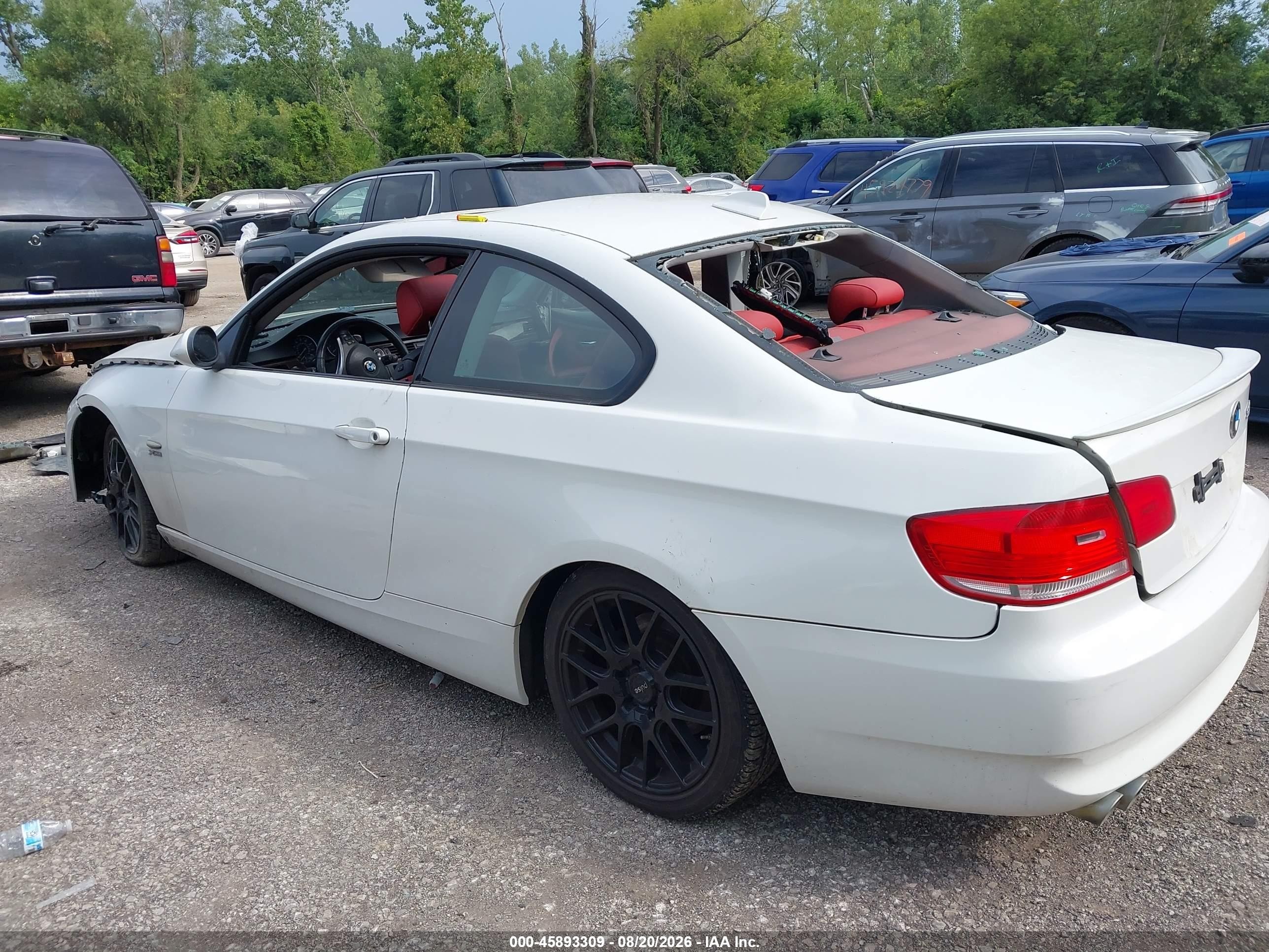 2009 Bmw 328i Xdrive White vin: WBAWV53589P080827