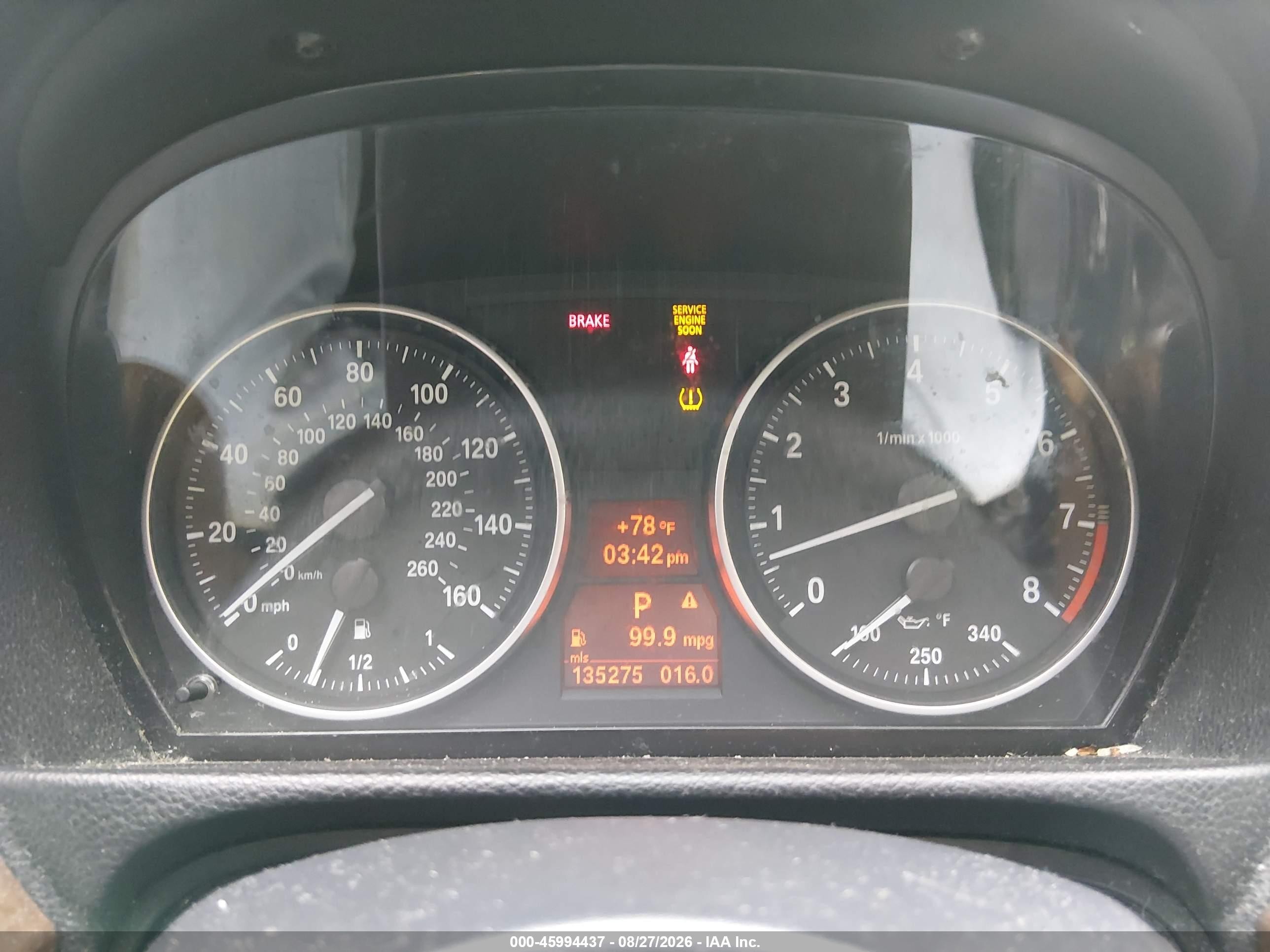2007 Bmw 328xi Gray vin: WBAWV535X7P077747