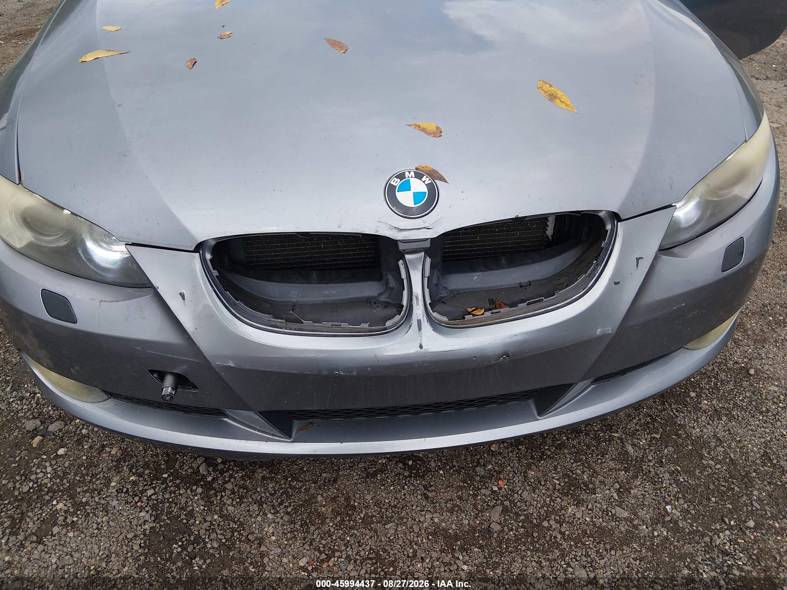 2007 Bmw 328xi Gray vin: WBAWV535X7P077747