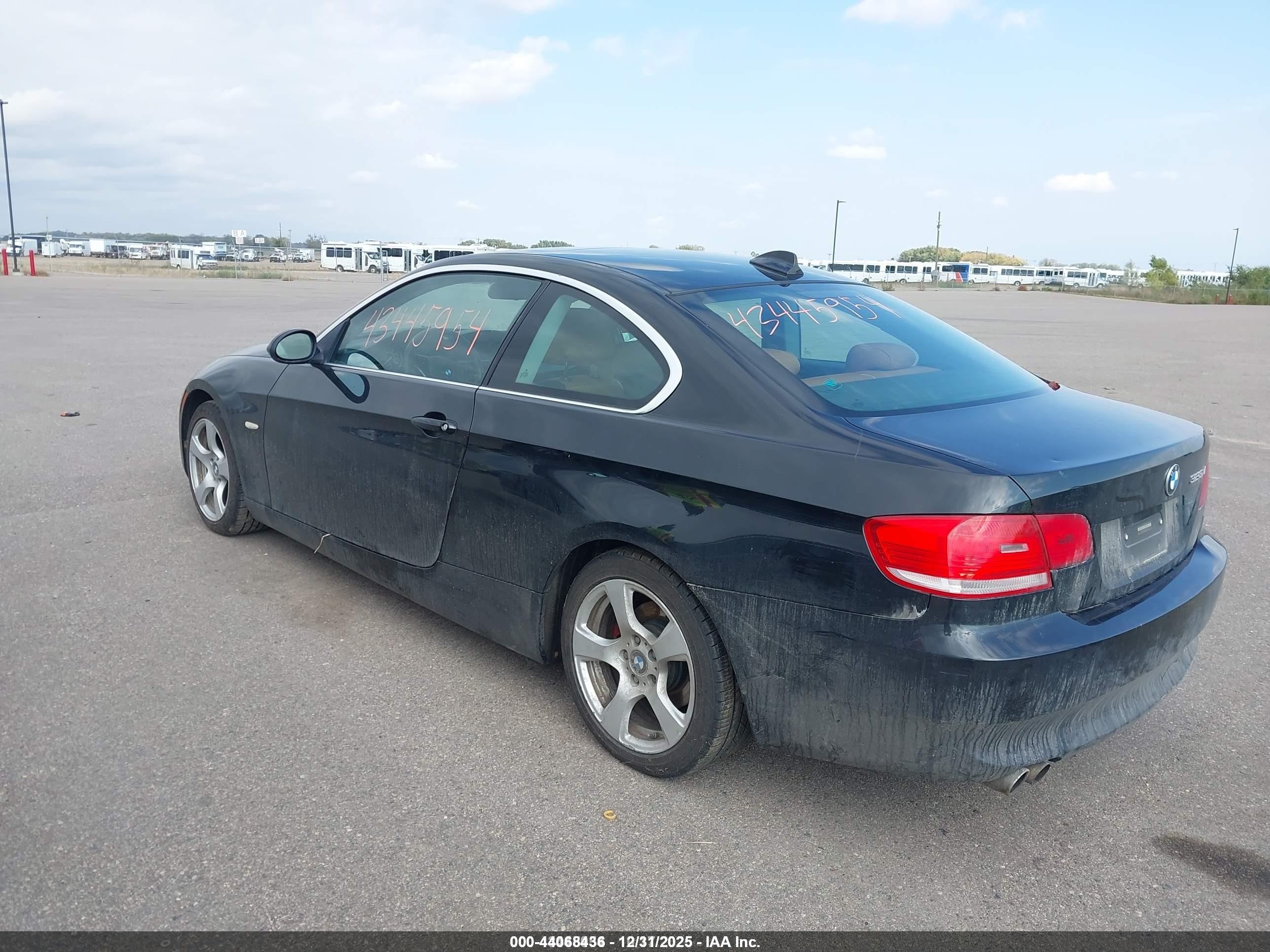 2008 Bmw 328xi   Black vin: WBAWV535X8P078107