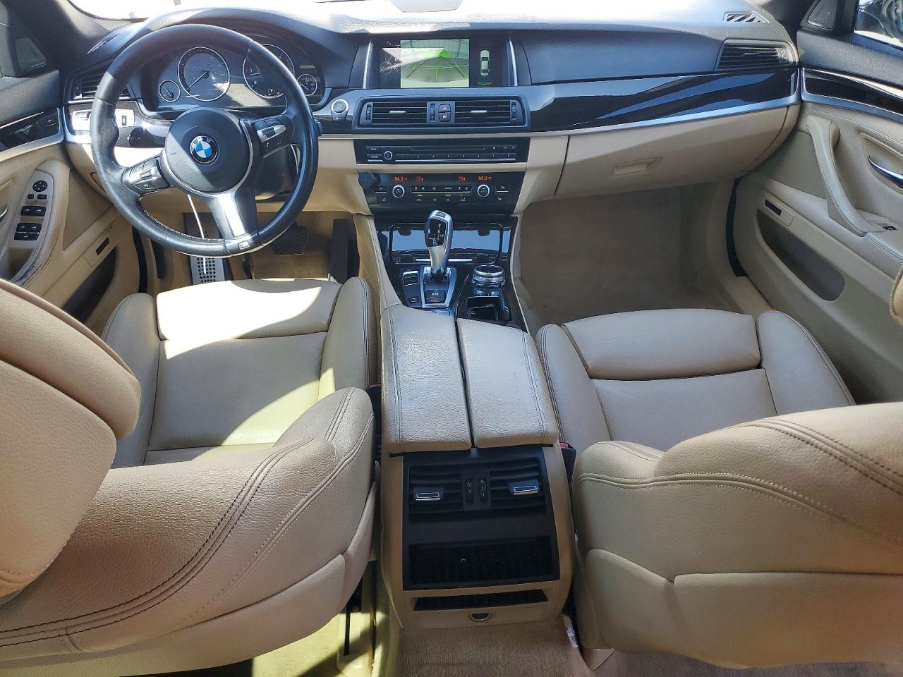 2014 Bmw 535 D White vin: WBAXA5C50ED689079