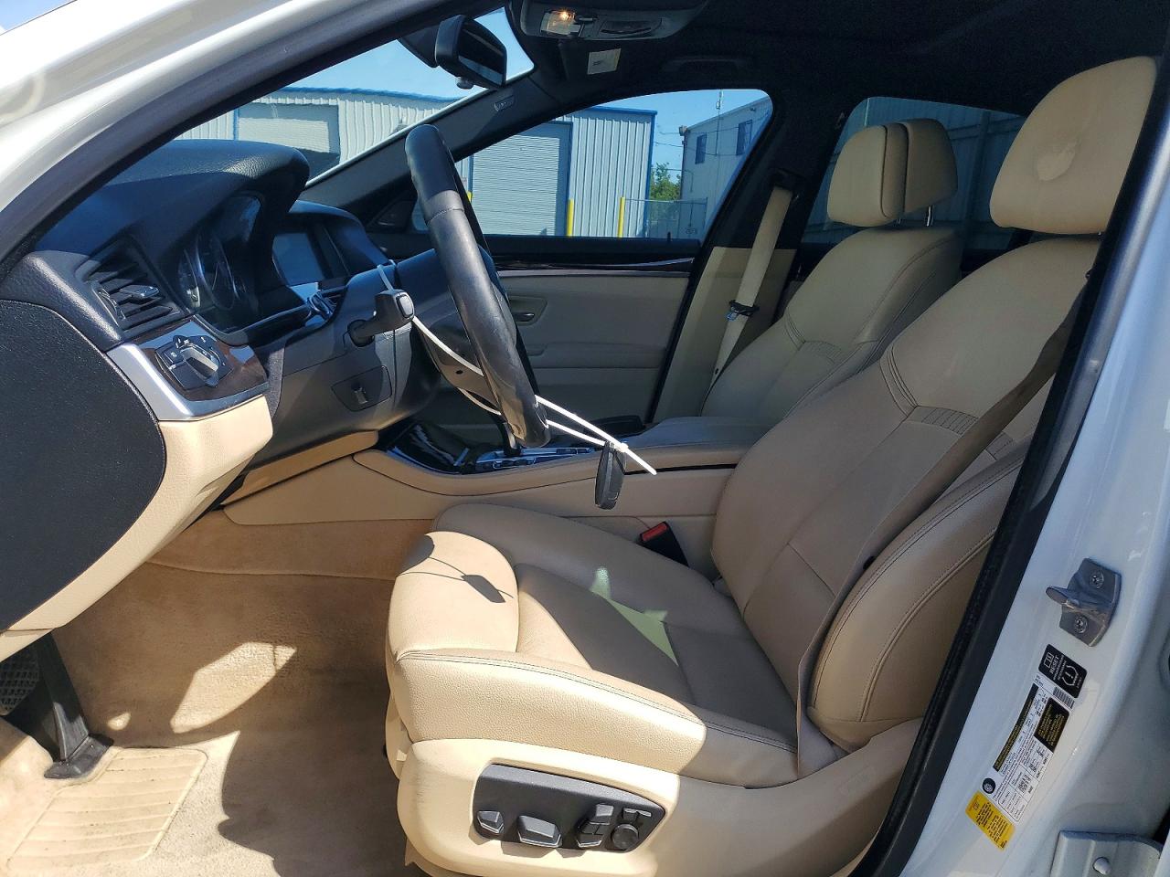 2014 Bmw 535 D White vin: WBAXA5C50ED689079