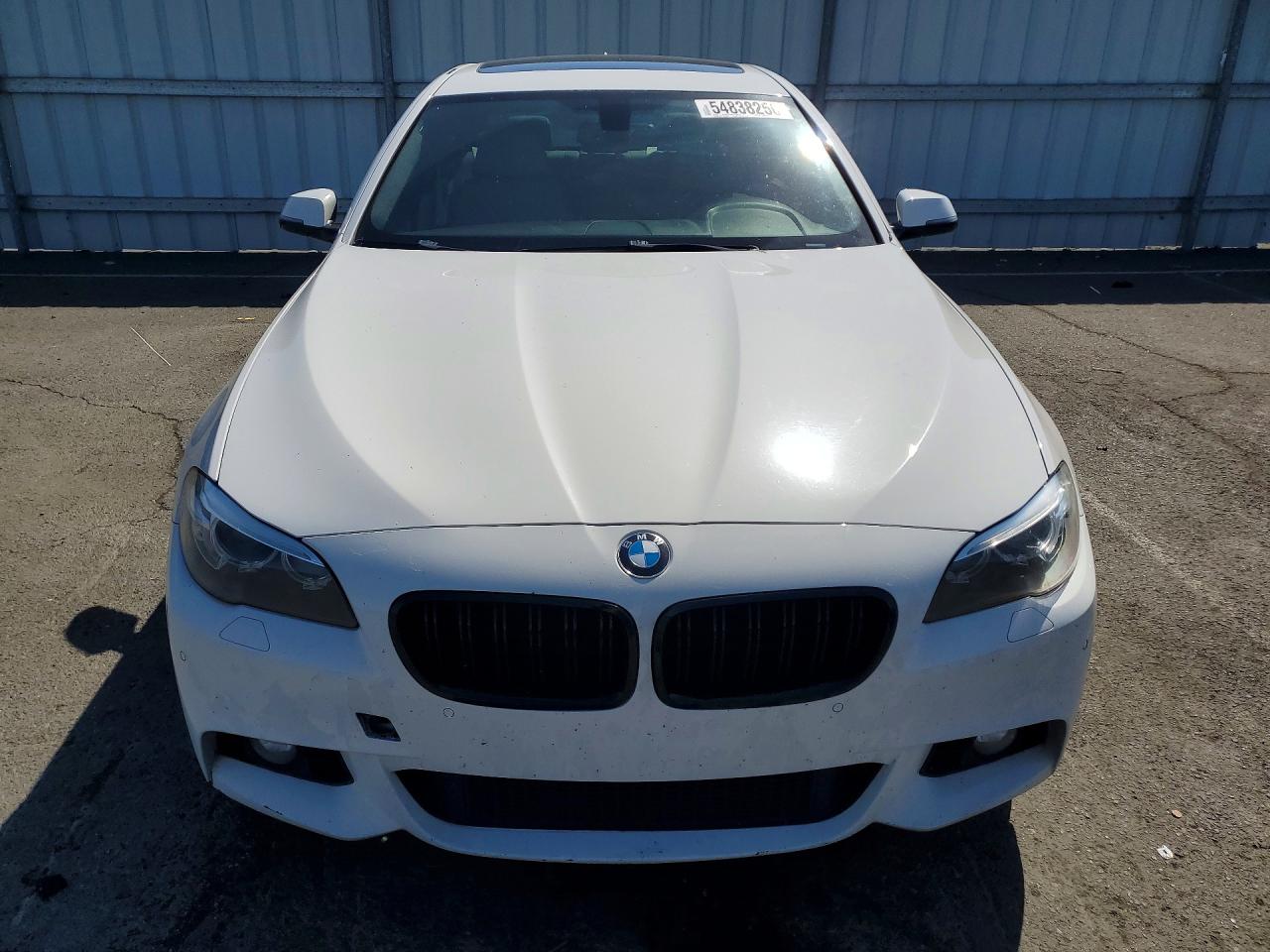 2014 Bmw 535 D White vin: WBAXA5C50ED689079
