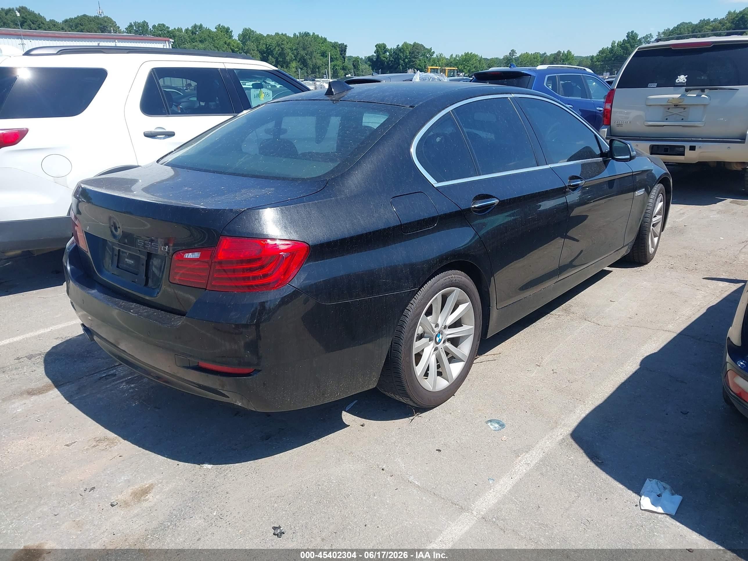 2014 Bmw 535d   Black vin: WBAXA5C51ED690290