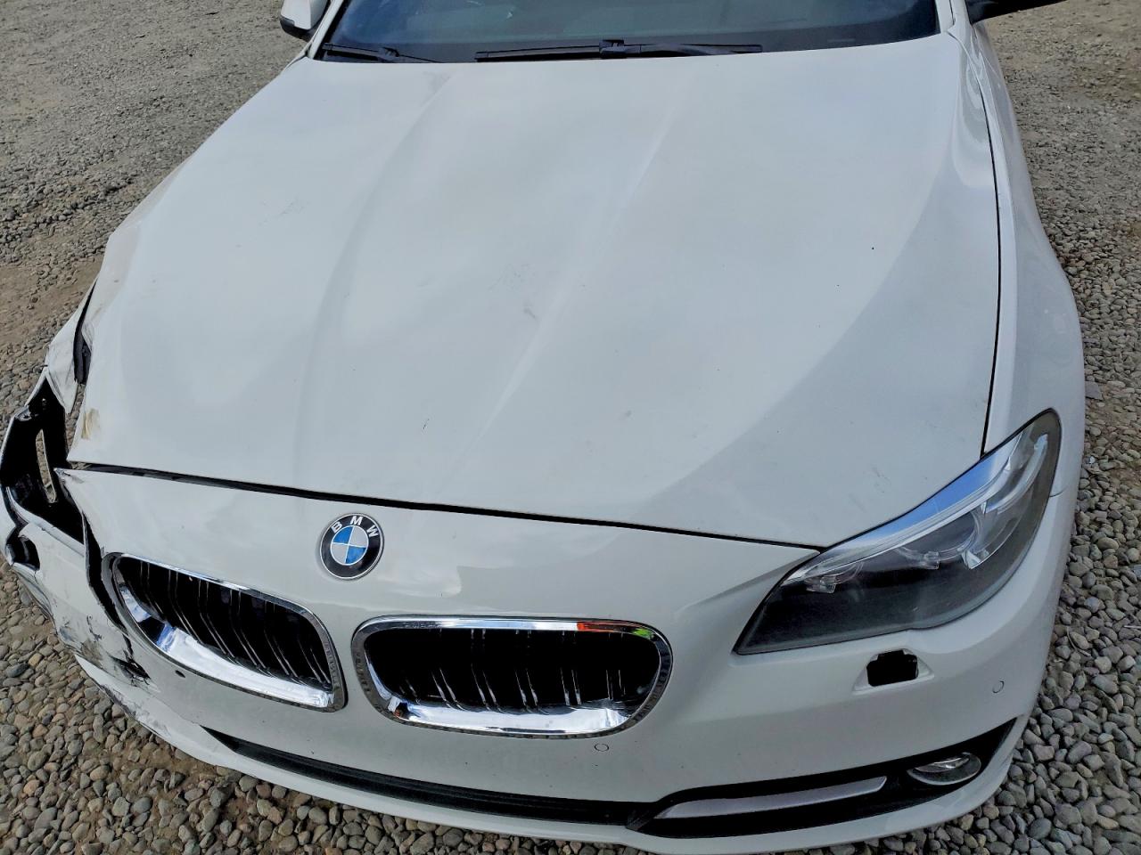 2014 Bmw 535 D White vin: WBAXA5C52ED690721