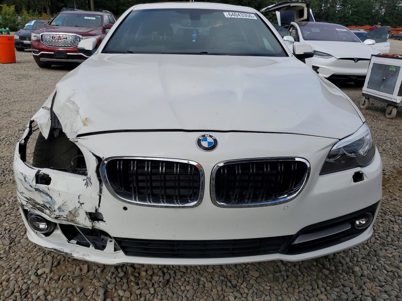 2014 Bmw 535 D White vin: WBAXA5C52ED690721