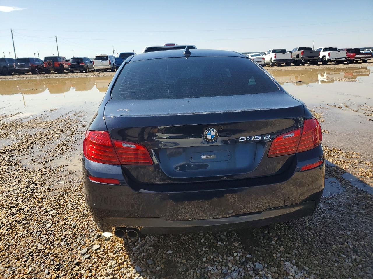 2014 Bmw 535 D Blue vin: WBAXA5C53ED001673