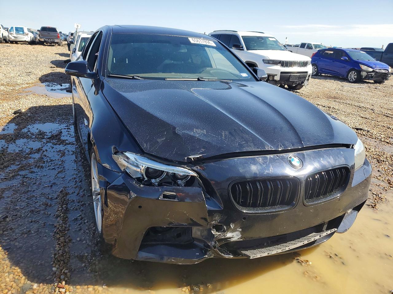 2014 Bmw 535 D Blue vin: WBAXA5C53ED001673