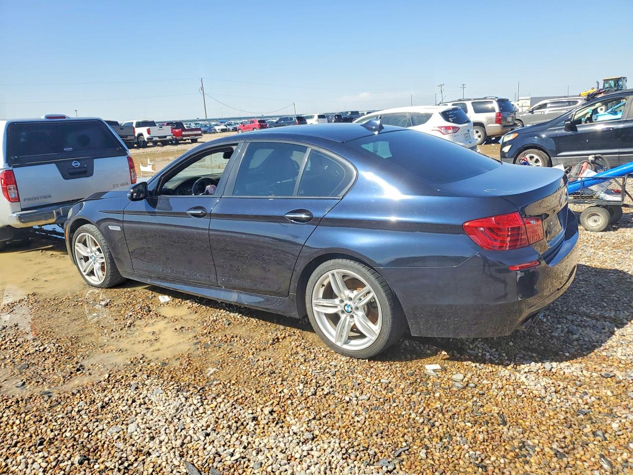 2014 Bmw 535 D Blue vin: WBAXA5C53ED001673