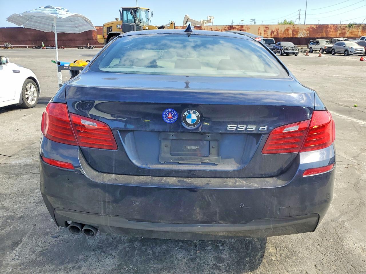 2014 Bmw 535 D Blue vin: WBAXA5C53ED689349