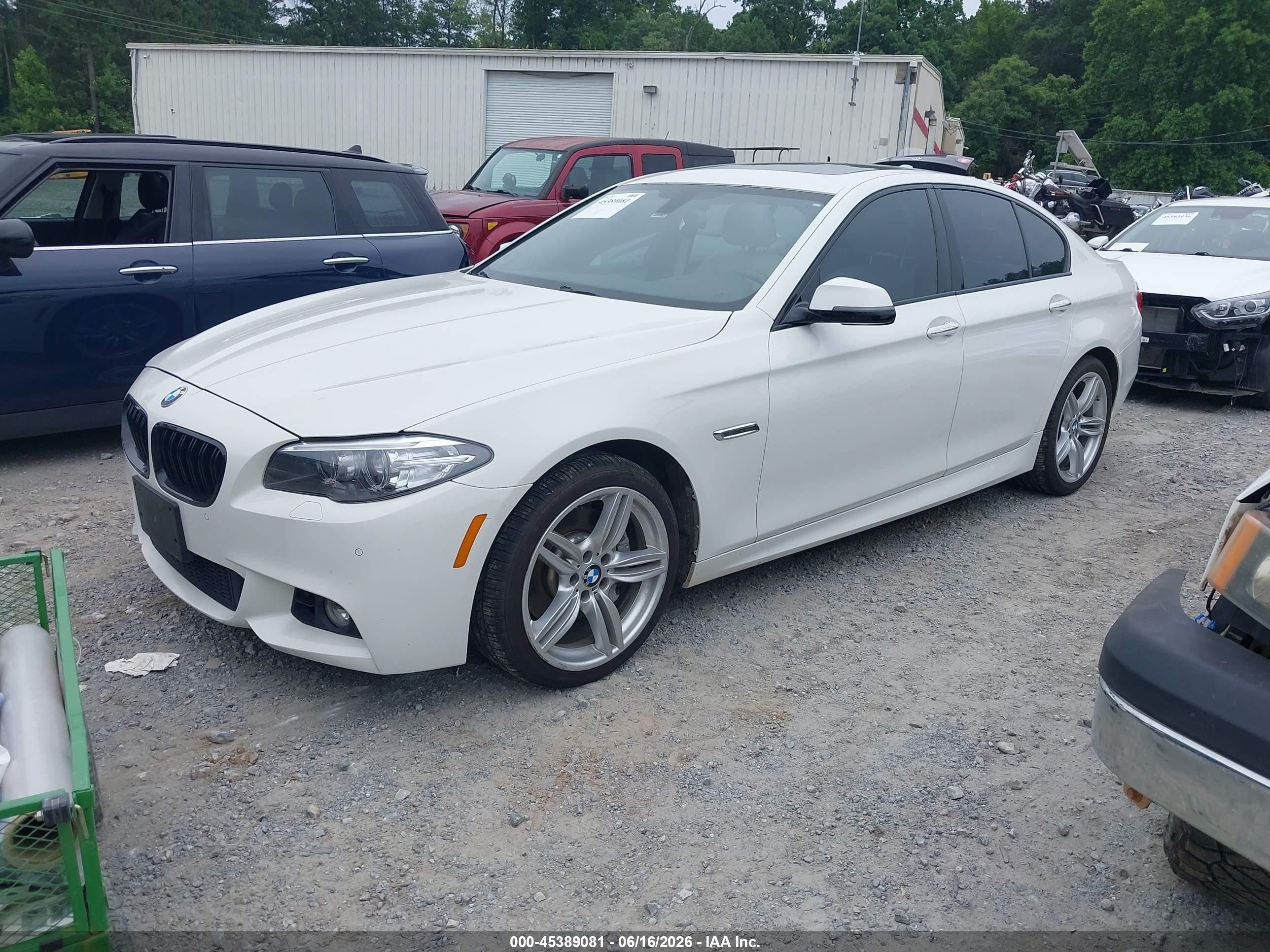 2014 Bmw 535d   White vin: WBAXA5C54ED001682