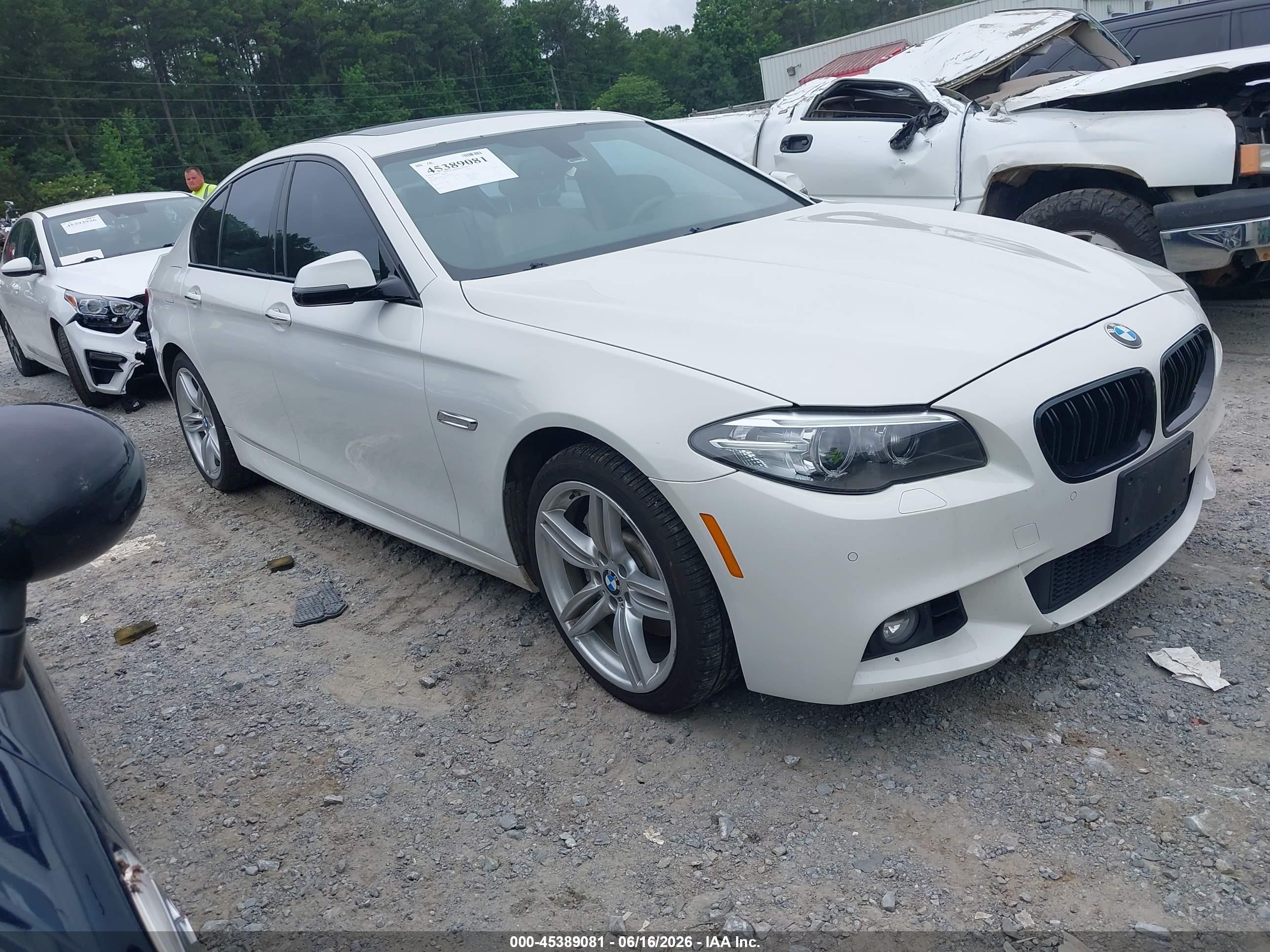 2014 Bmw 535d   White vin: WBAXA5C54ED001682