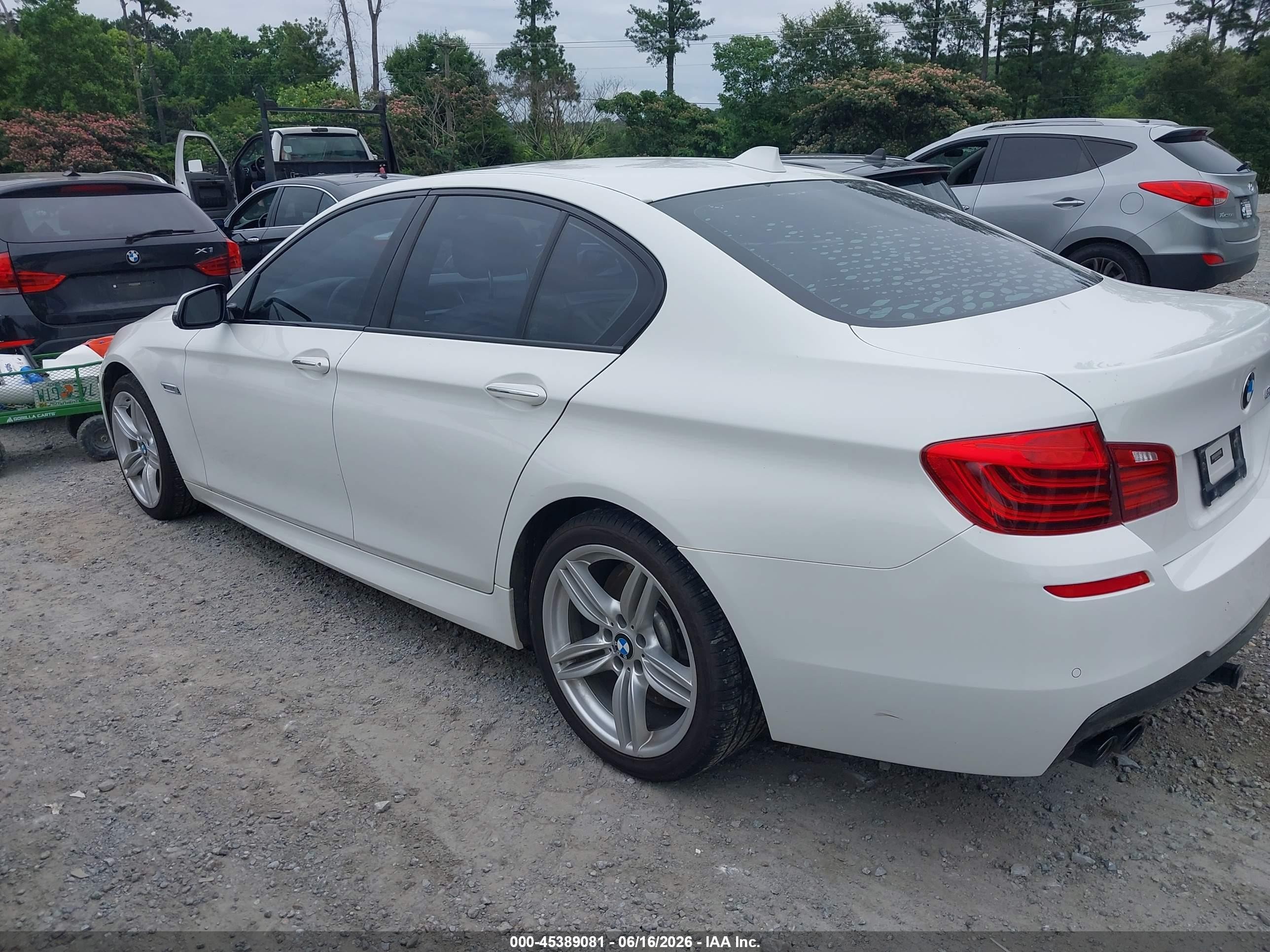 2014 Bmw 535d   White vin: WBAXA5C54ED001682