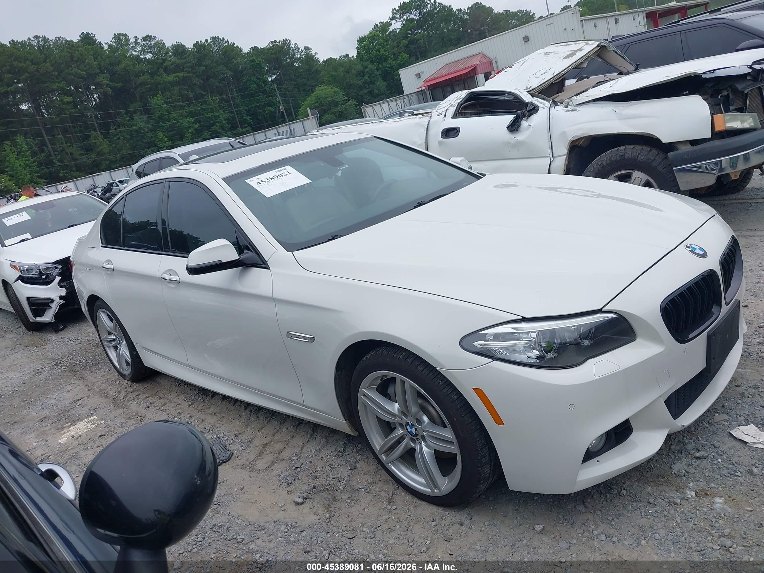 2014 Bmw 535d   White vin: WBAXA5C54ED001682
