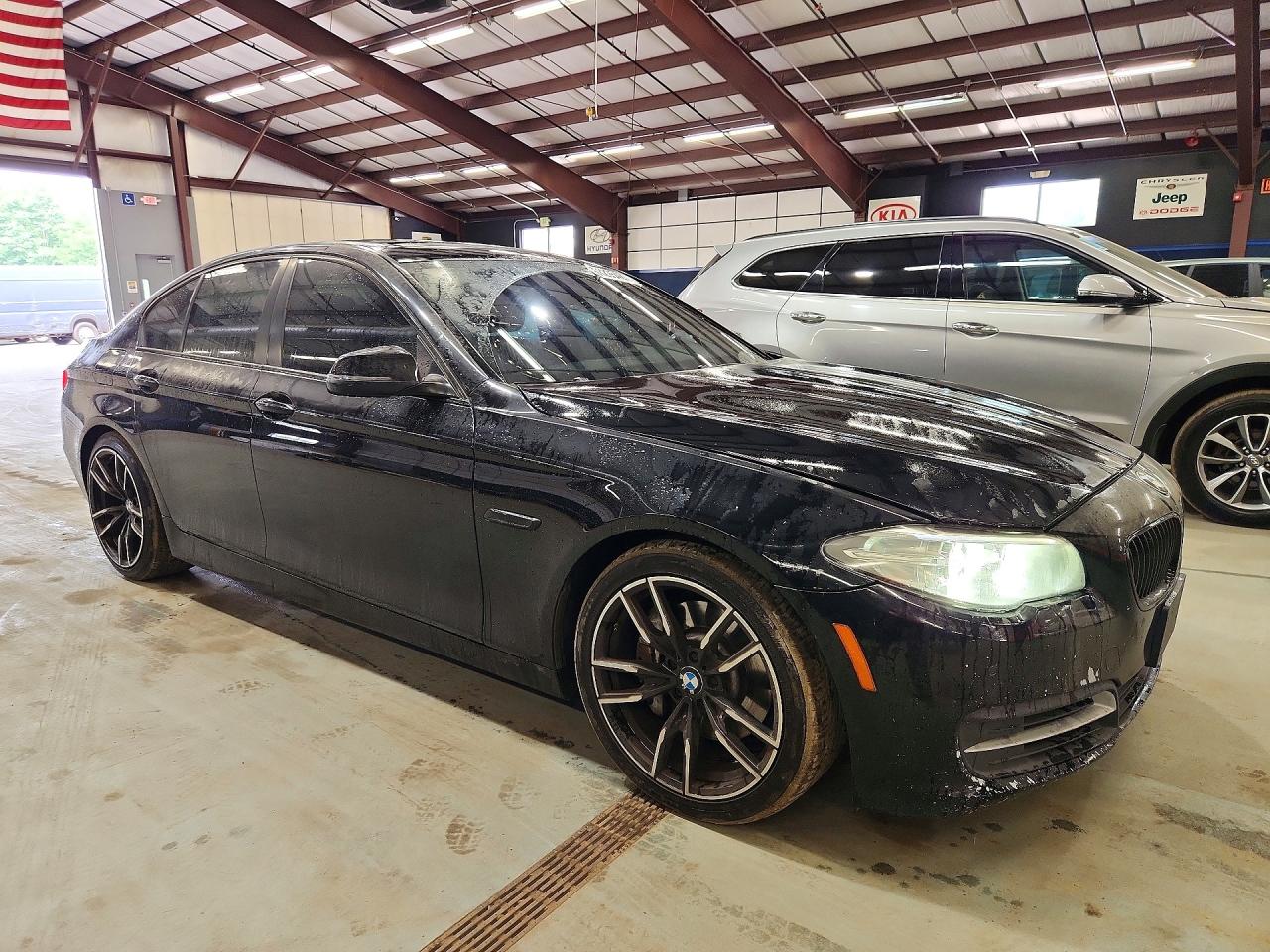 2014 Bmw 535 D Black vin: WBAXA5C54ED689389