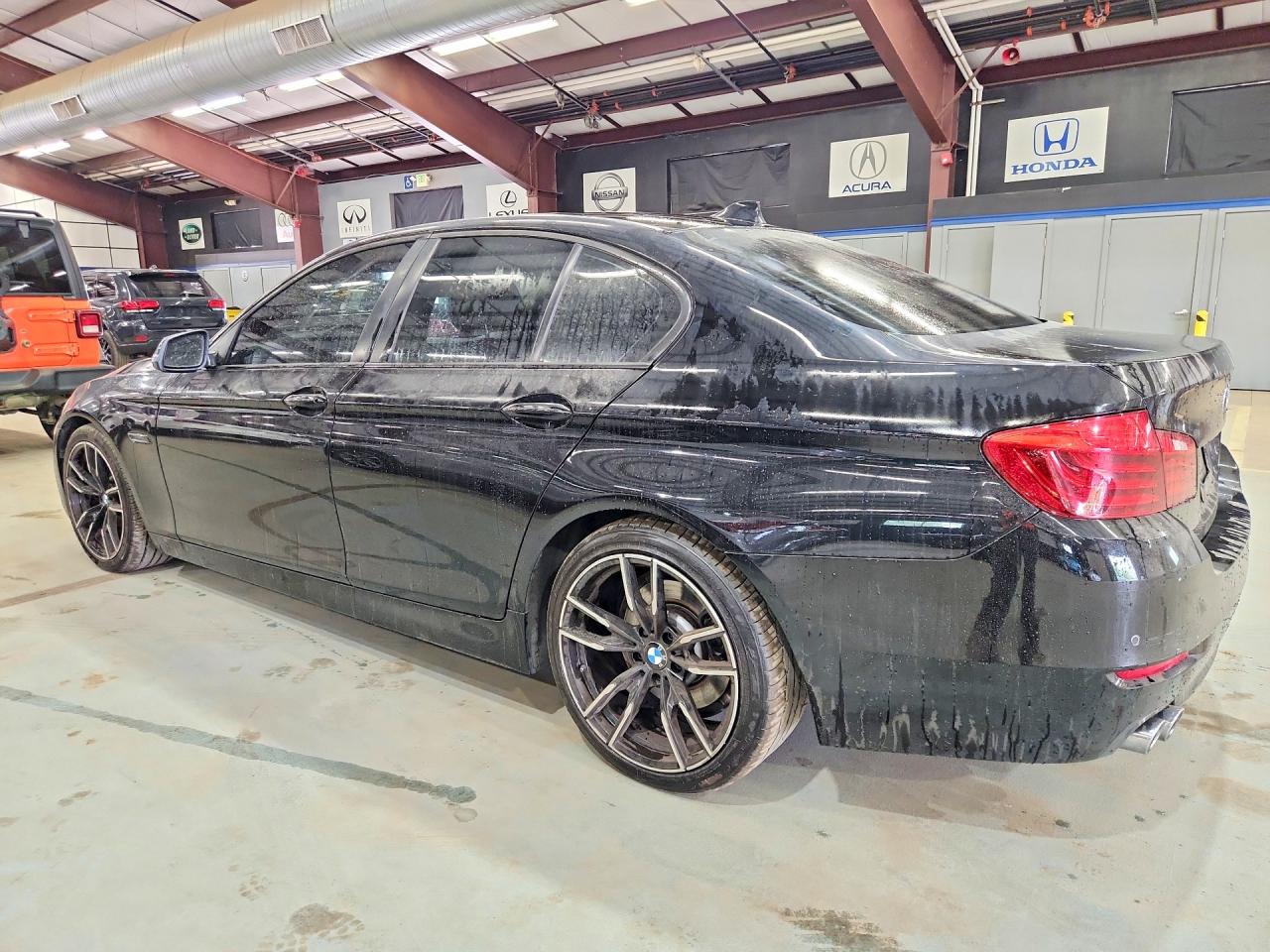 2014 Bmw 535 D Black vin: WBAXA5C54ED689389