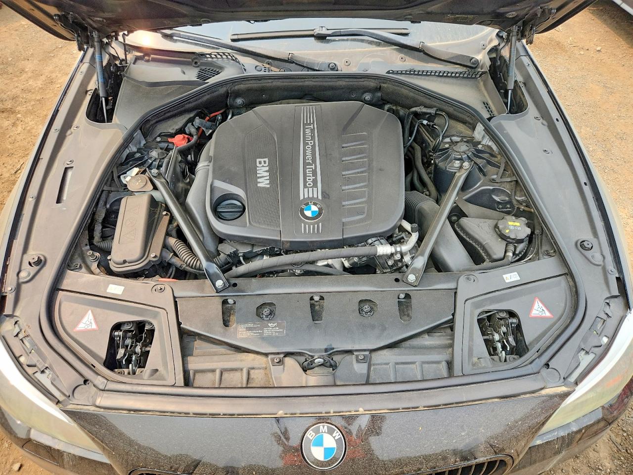 2014 Bmw 535 D Black vin: WBAXA5C54ED689389