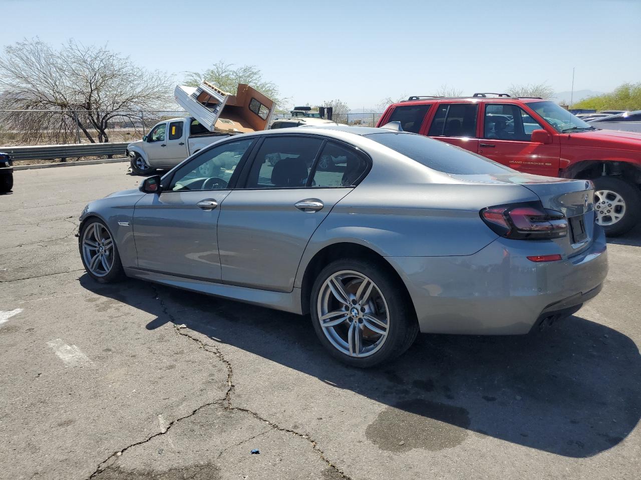 2014 Bmw 535 D Gray vin: WBAXA5C55ED001609