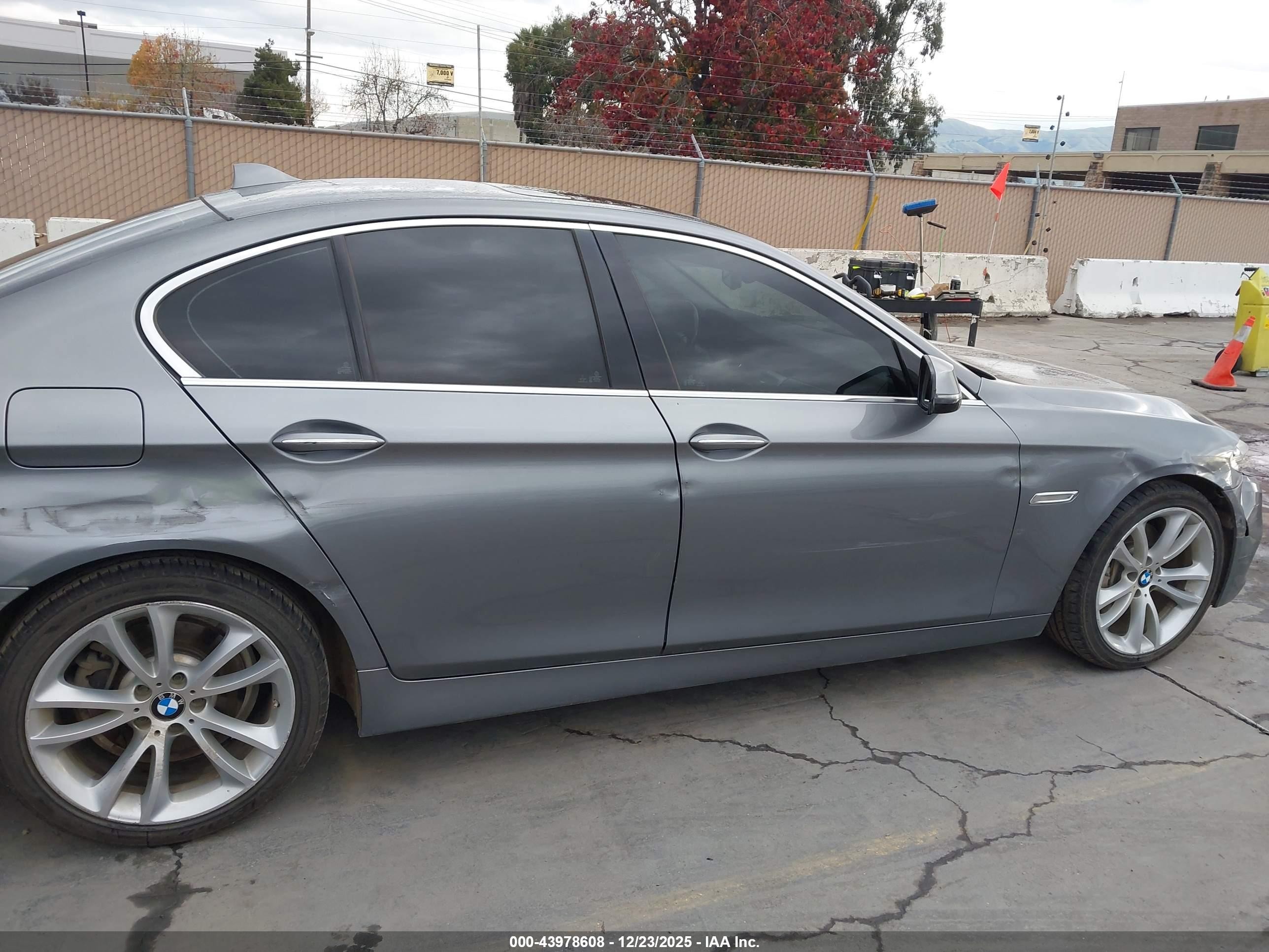2015 Bmw 535d   Gray vin: WBAXA5C55FD691833