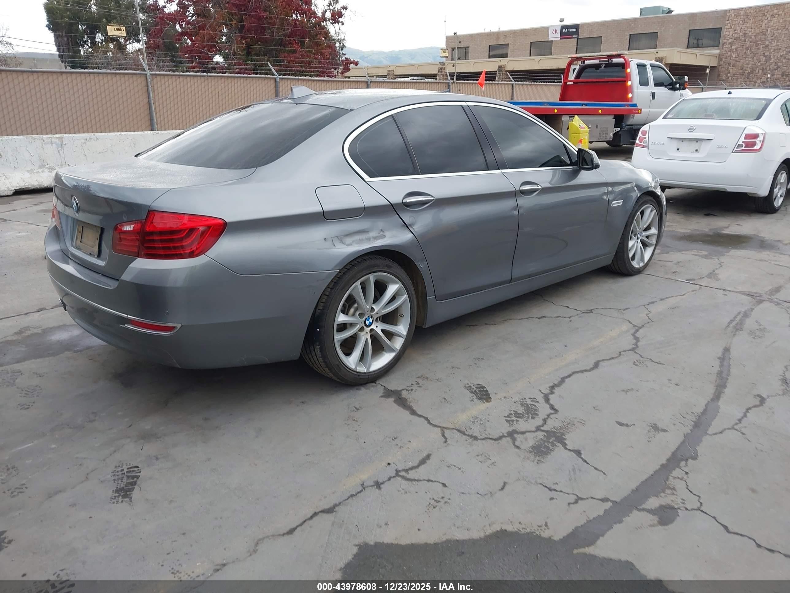 2015 Bmw 535d   Gray vin: WBAXA5C55FD691833