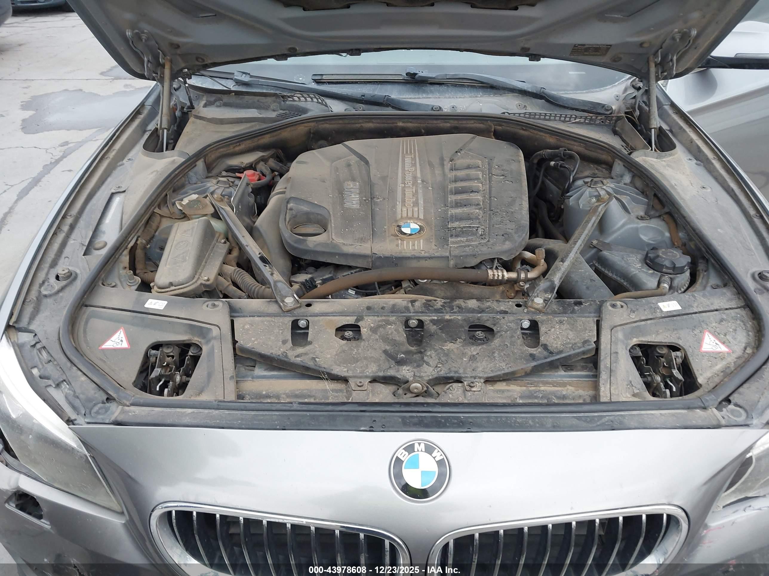 2015 Bmw 535d   Gray vin: WBAXA5C55FD691833