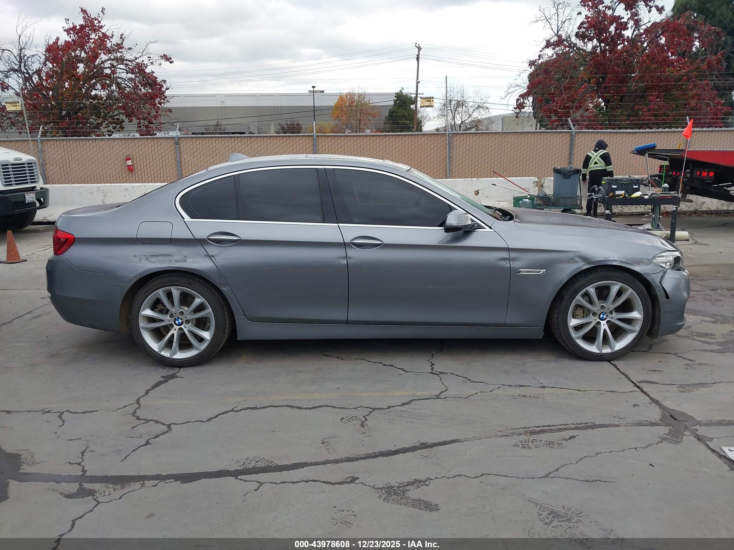 2015 Bmw 535d   Gray vin: WBAXA5C55FD691833
