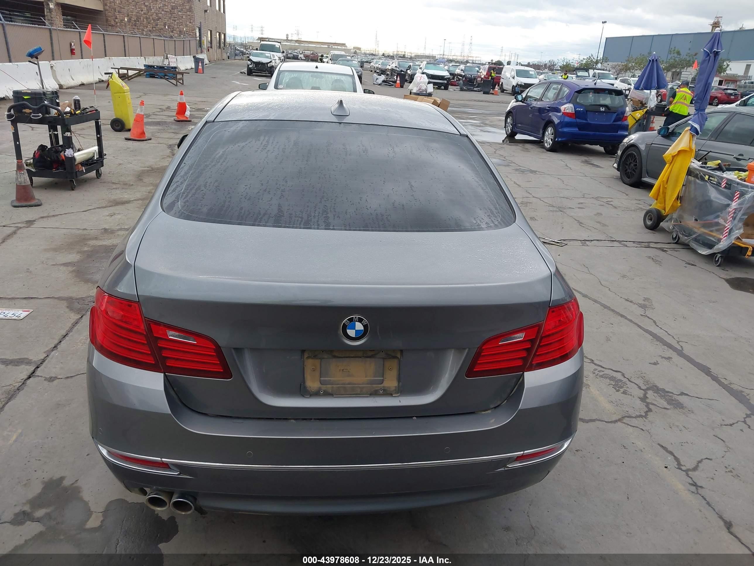 2015 Bmw 535d   Gray vin: WBAXA5C55FD691833