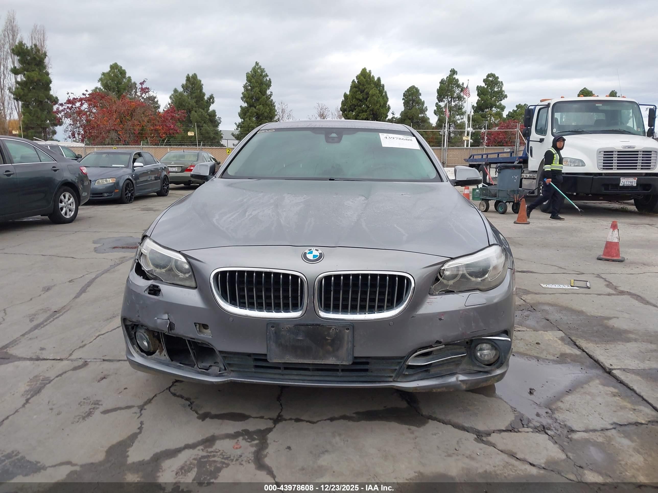 2015 Bmw 535d   Gray vin: WBAXA5C55FD691833