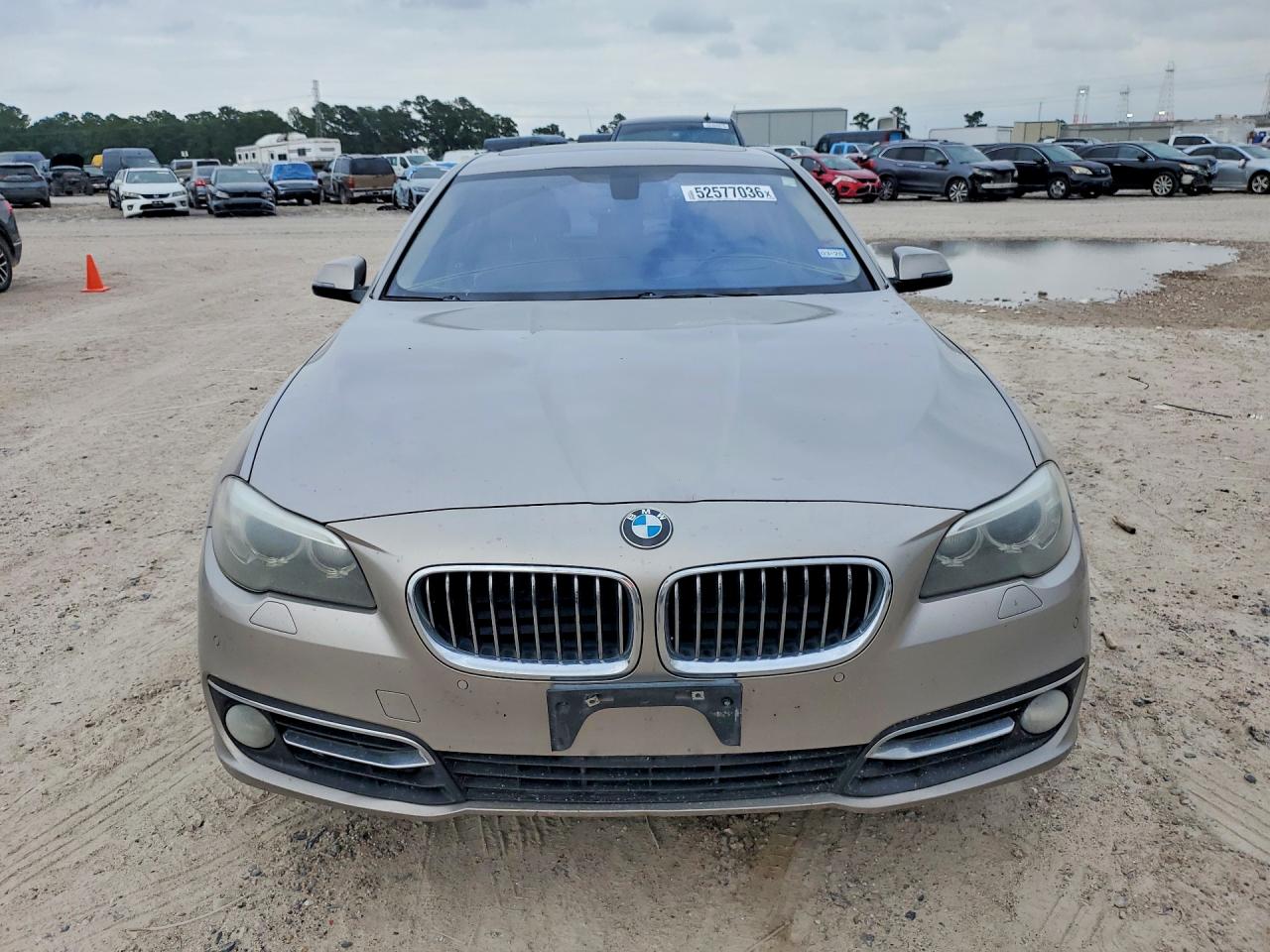 2014 Bmw 5 Series 535d Rwd Tan vin: WBAXA5C56ED689250