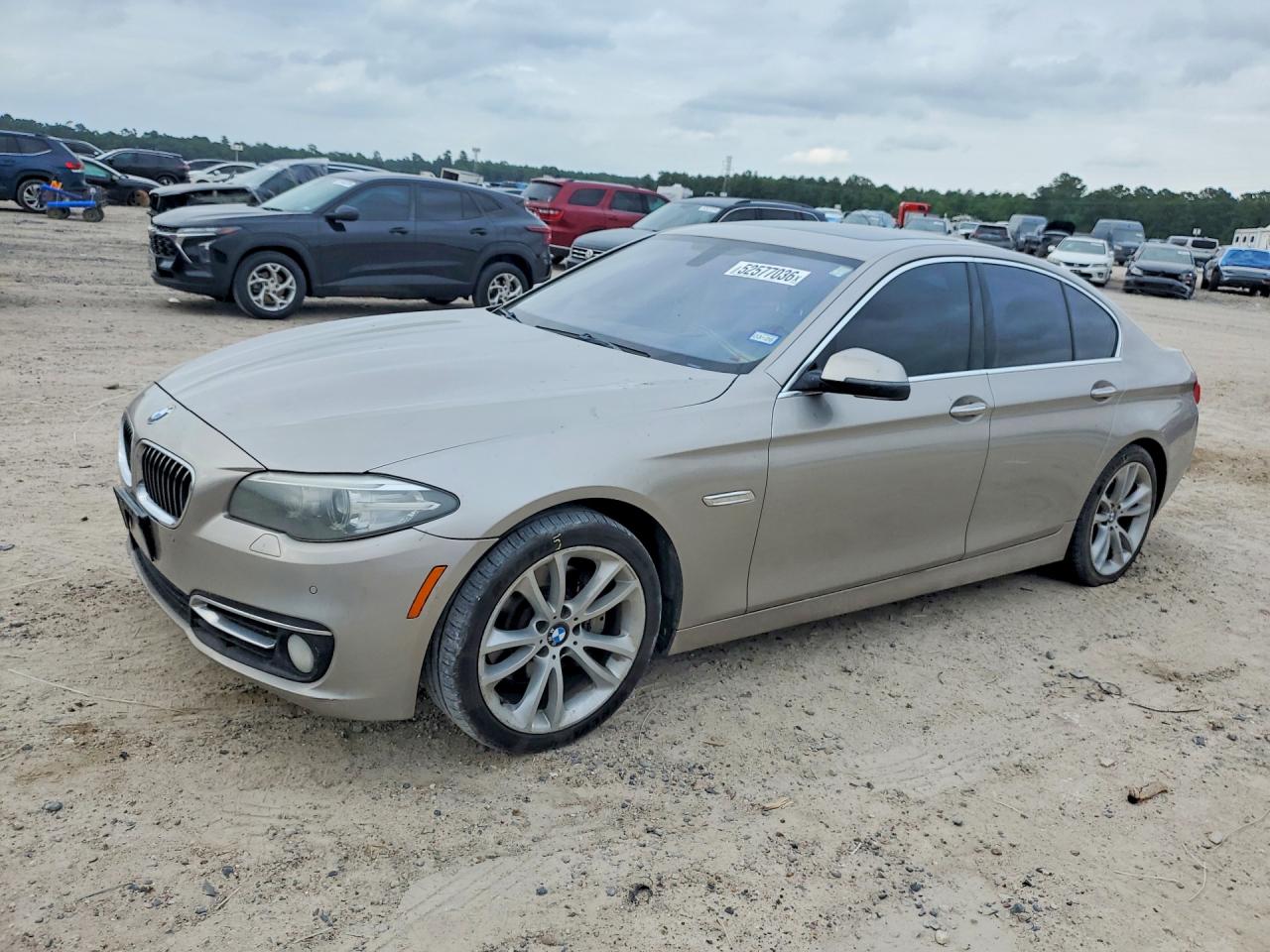 2014 Bmw 5 Series 535d Rwd Tan vin: WBAXA5C56ED689250