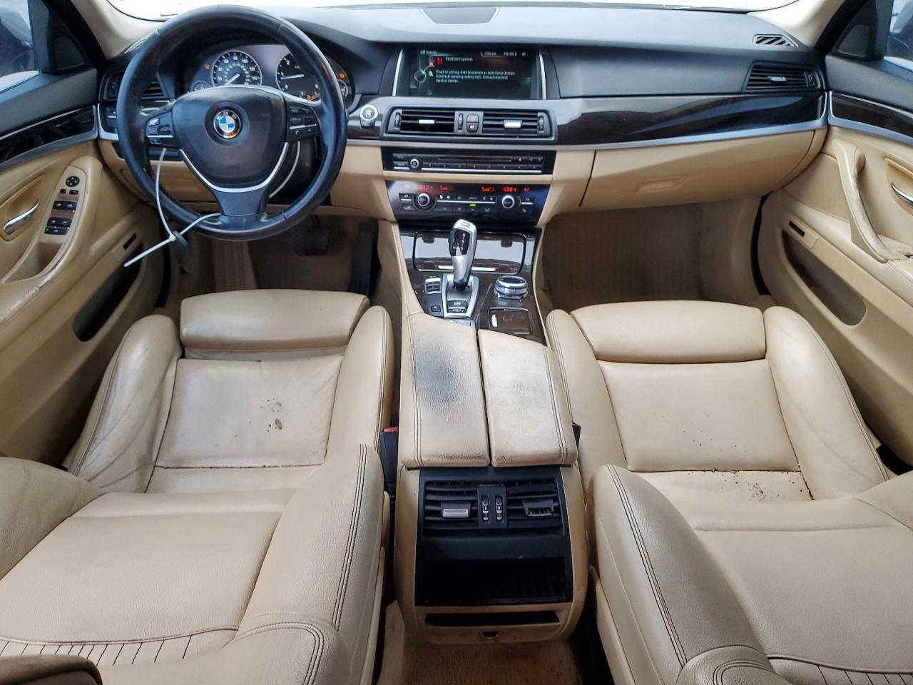 2014 Bmw 5 Series 535d Rwd Tan vin: WBAXA5C56ED689250