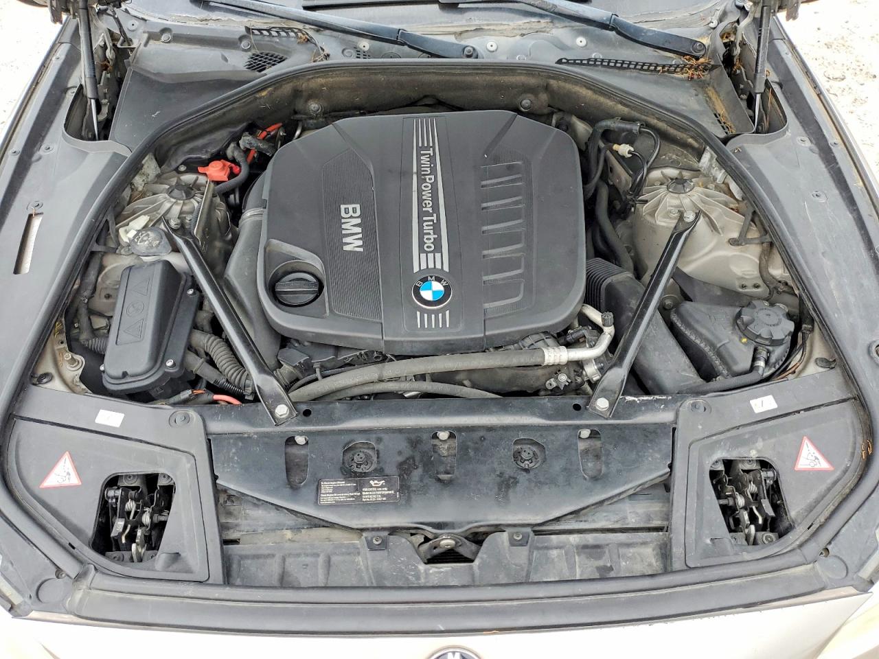 2014 Bmw 5 Series 535d Rwd Tan vin: WBAXA5C56ED689250