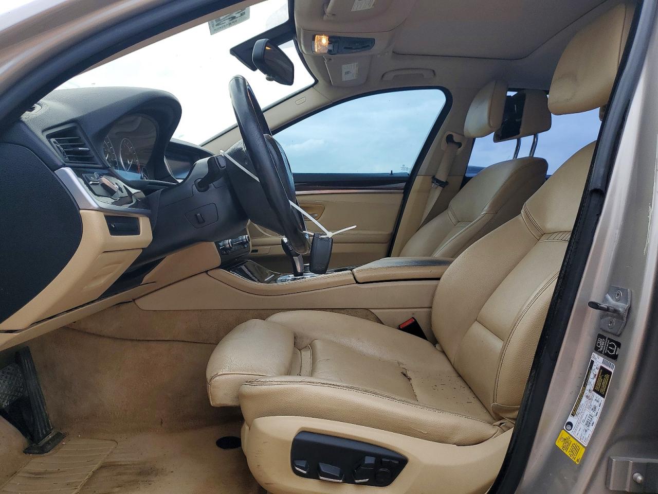 2014 Bmw 5 Series 535d Rwd Tan vin: WBAXA5C56ED689250