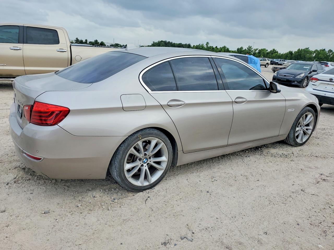 2014 Bmw 5 Series 535d Rwd Tan vin: WBAXA5C56ED689250
