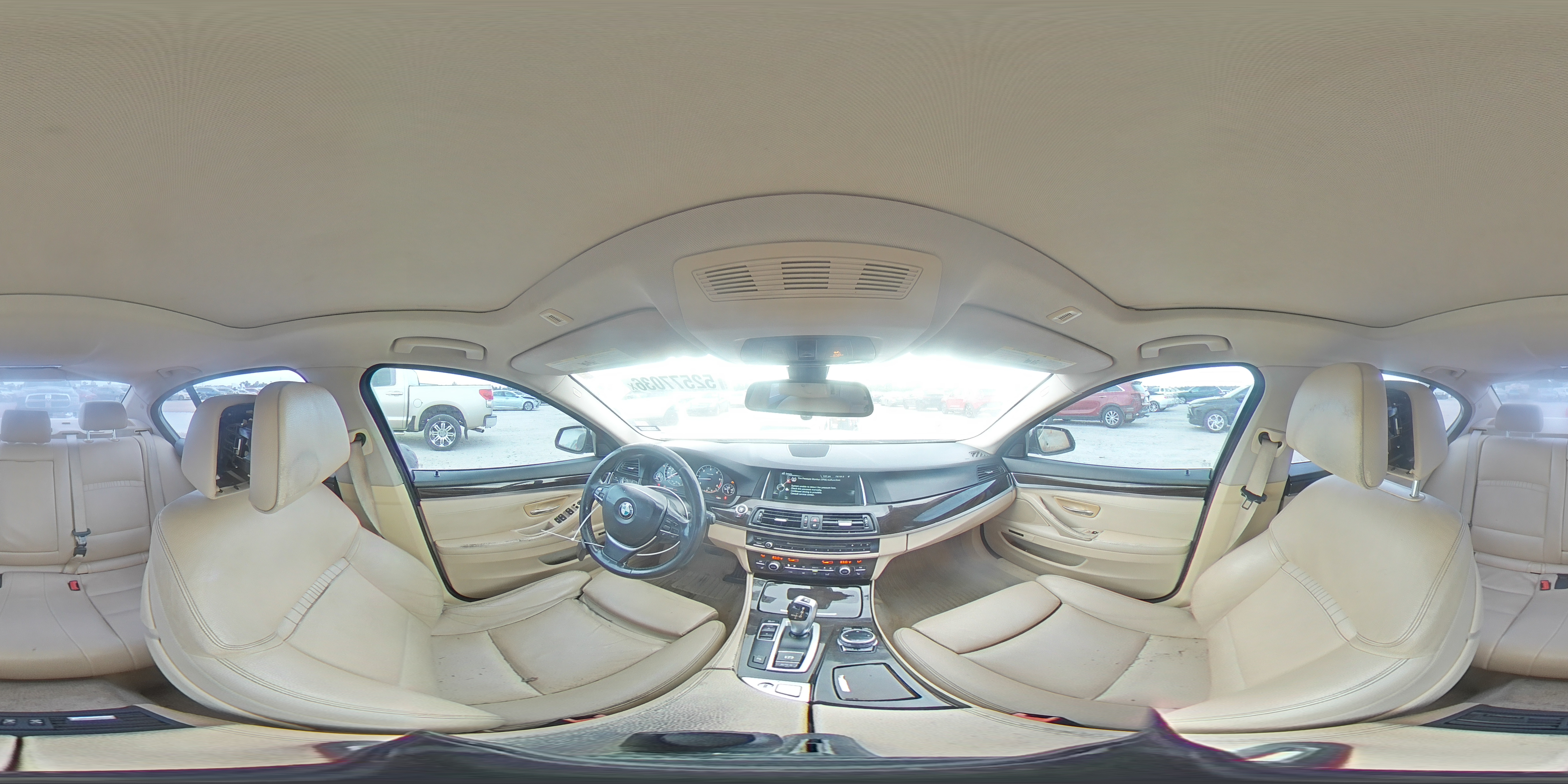 2014 Bmw 5 Series 535d Rwd Tan vin: WBAXA5C56ED689250