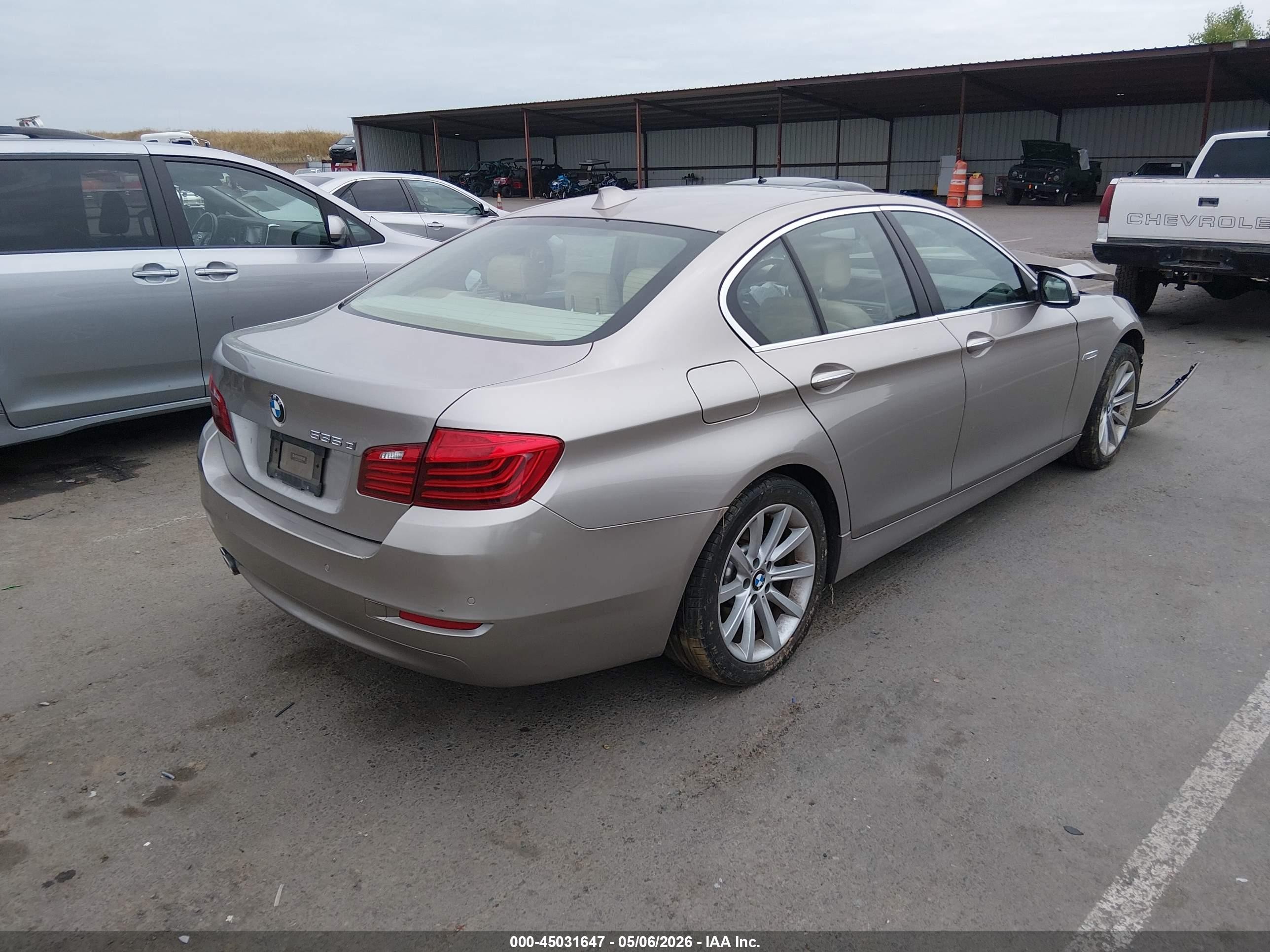 2014 Bmw 535d   Tan vin: WBAXA5C57ED689452