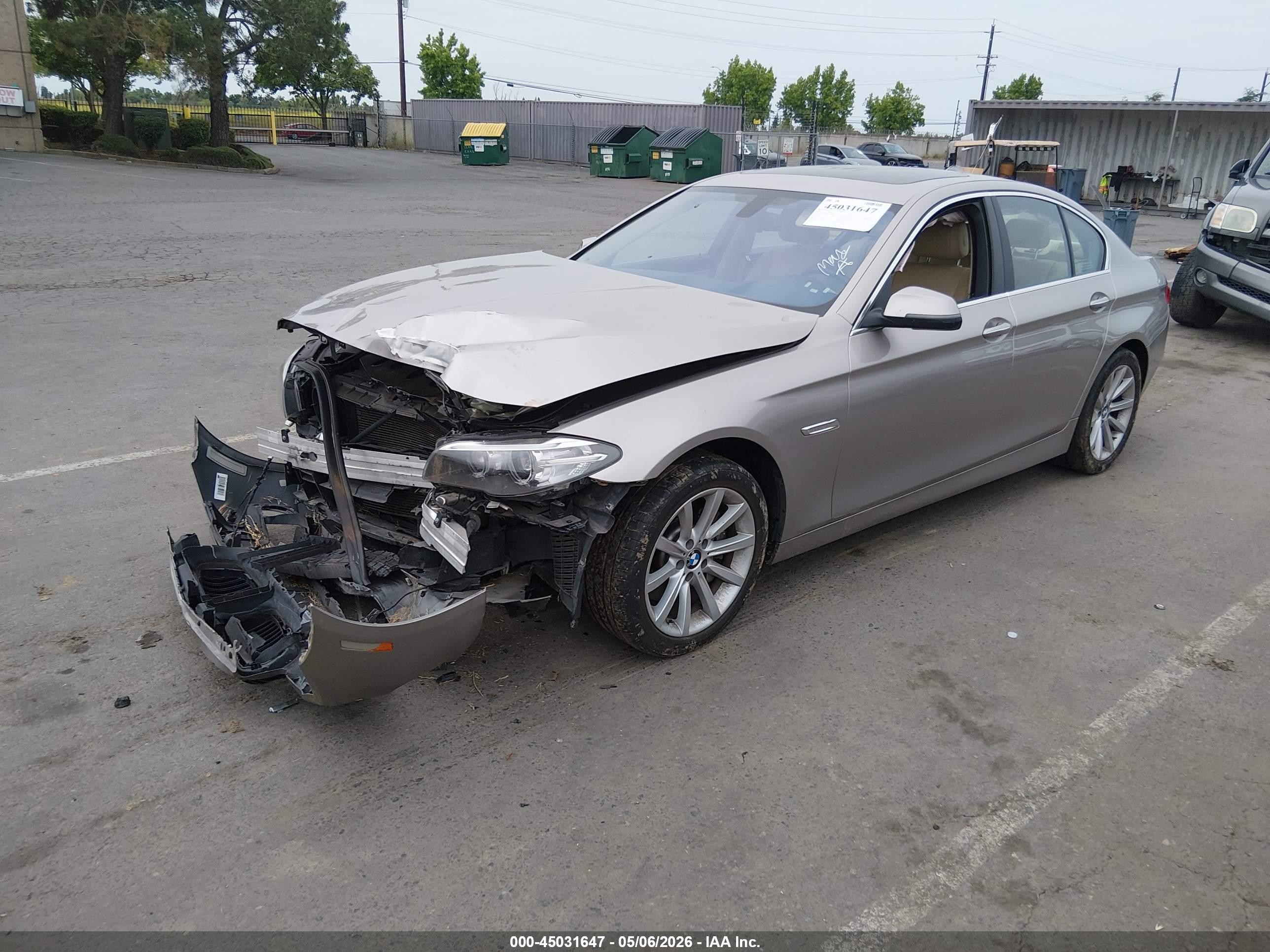 2014 Bmw 535d   Tan vin: WBAXA5C57ED689452