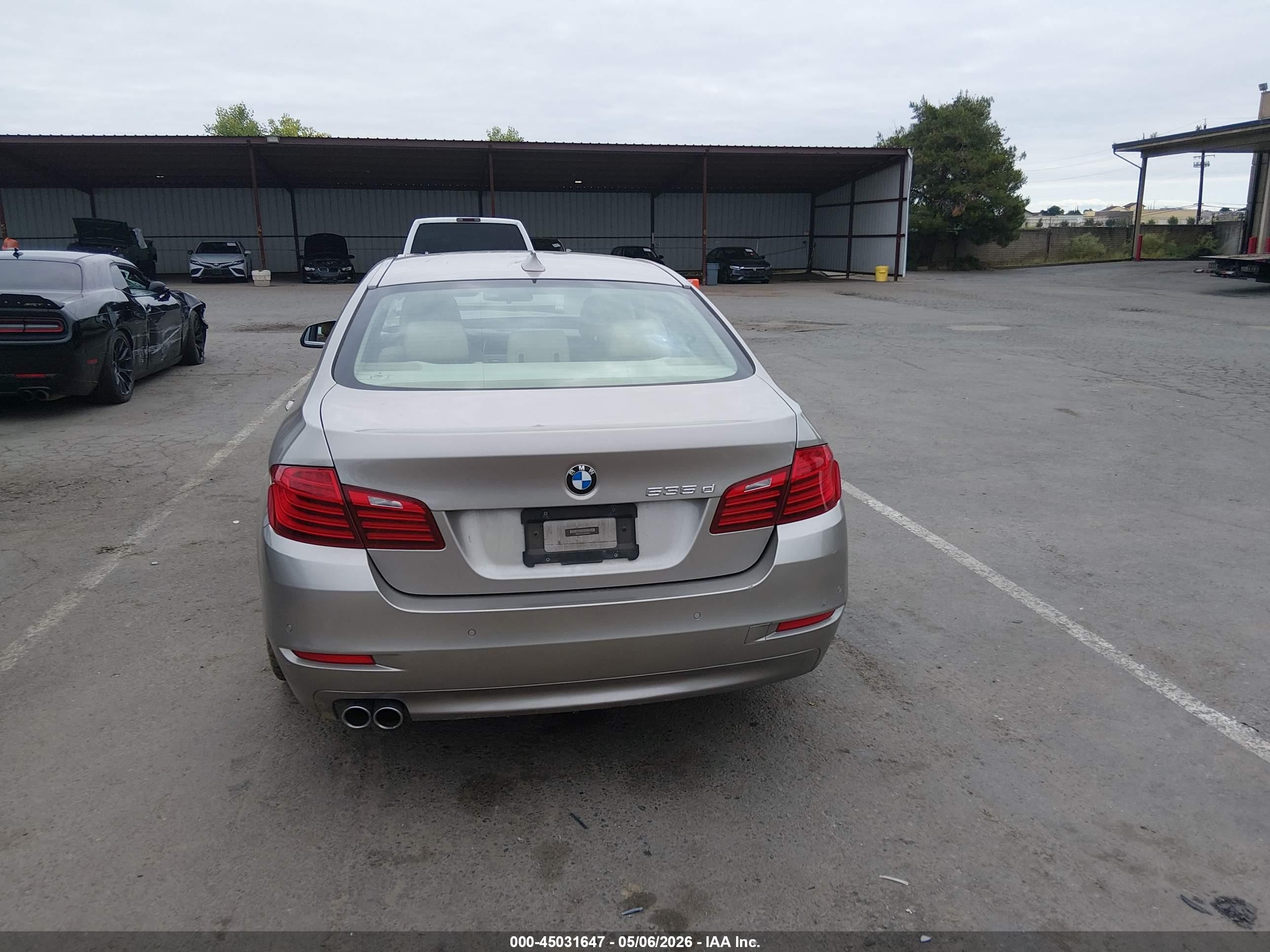 2014 Bmw 535d   Tan vin: WBAXA5C57ED689452
