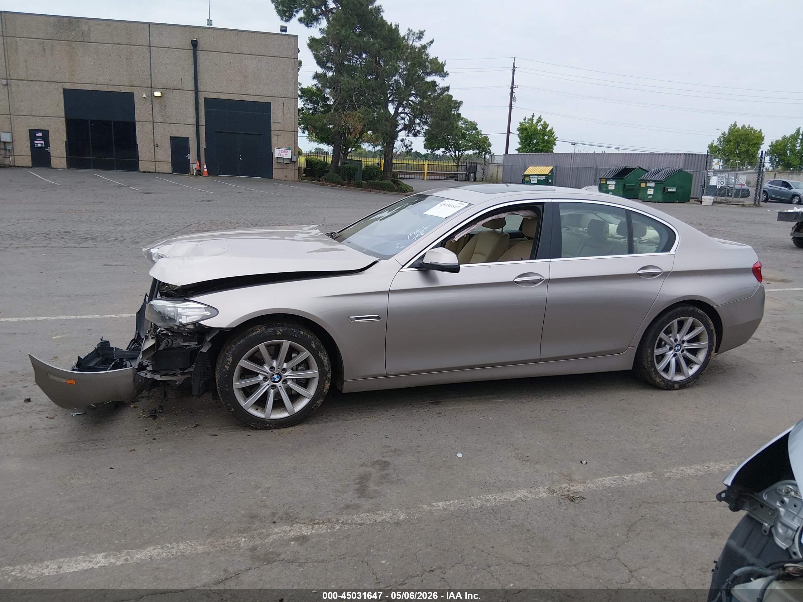 2014 Bmw 535d   Tan vin: WBAXA5C57ED689452