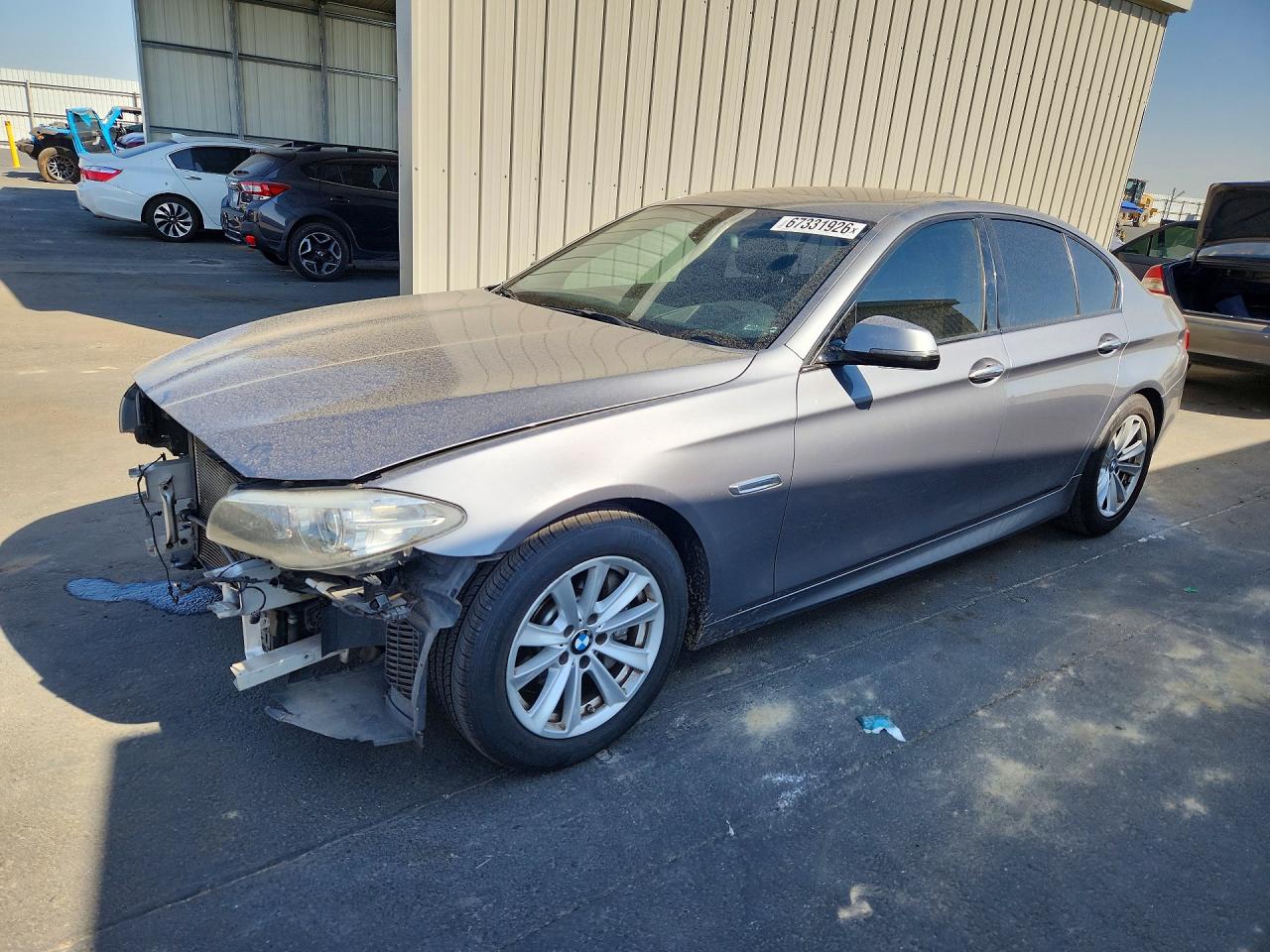2014 Bmw 535 D Gray vin: WBAXA5C57ED690844