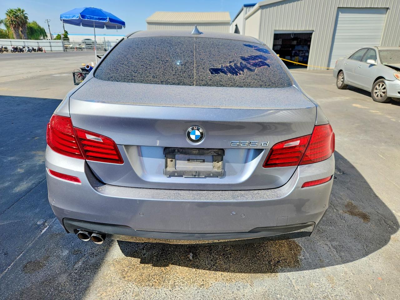 2014 Bmw 535 D Gray vin: WBAXA5C57ED690844