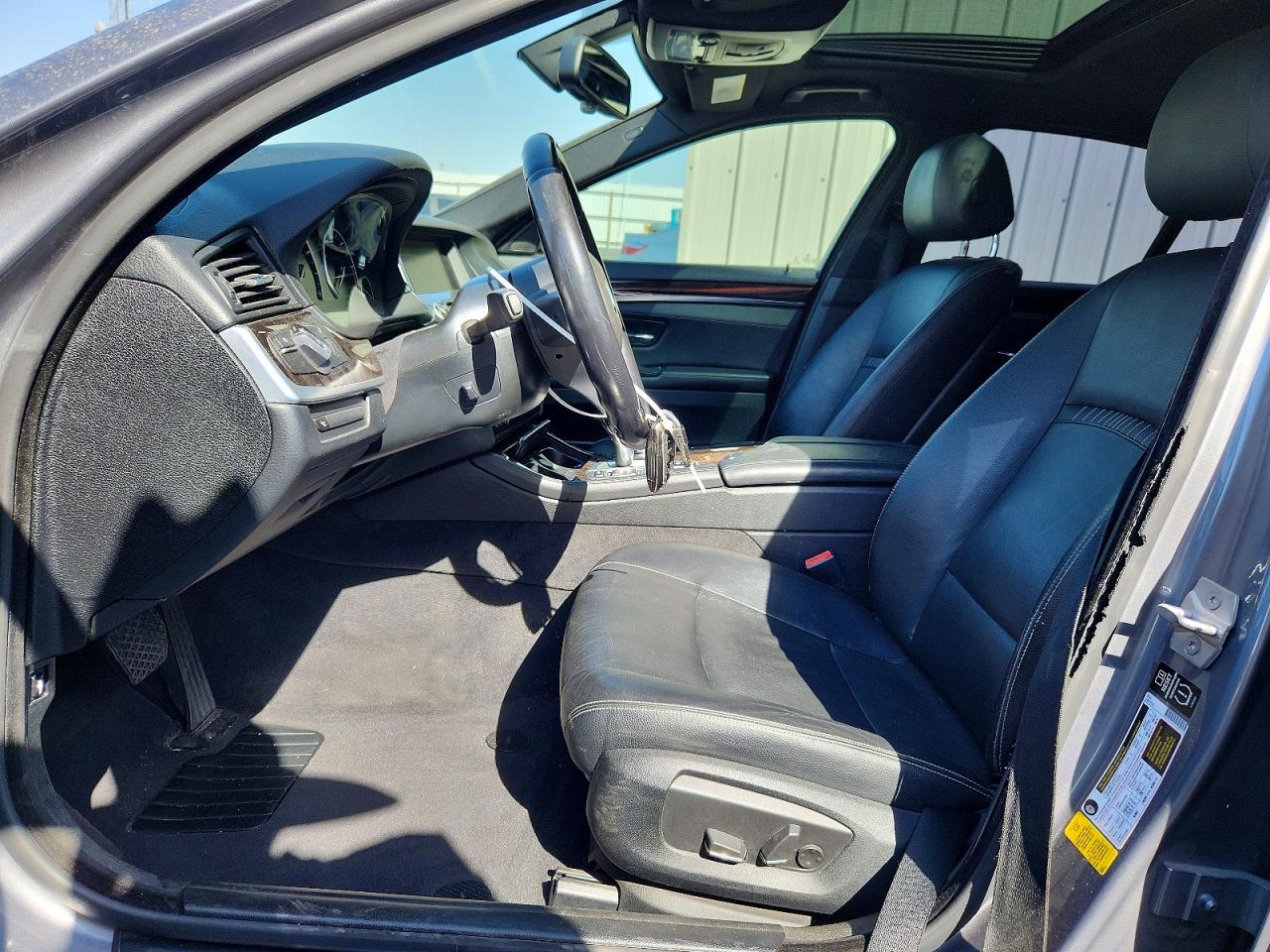 2014 Bmw 535 D Gray vin: WBAXA5C57ED690844