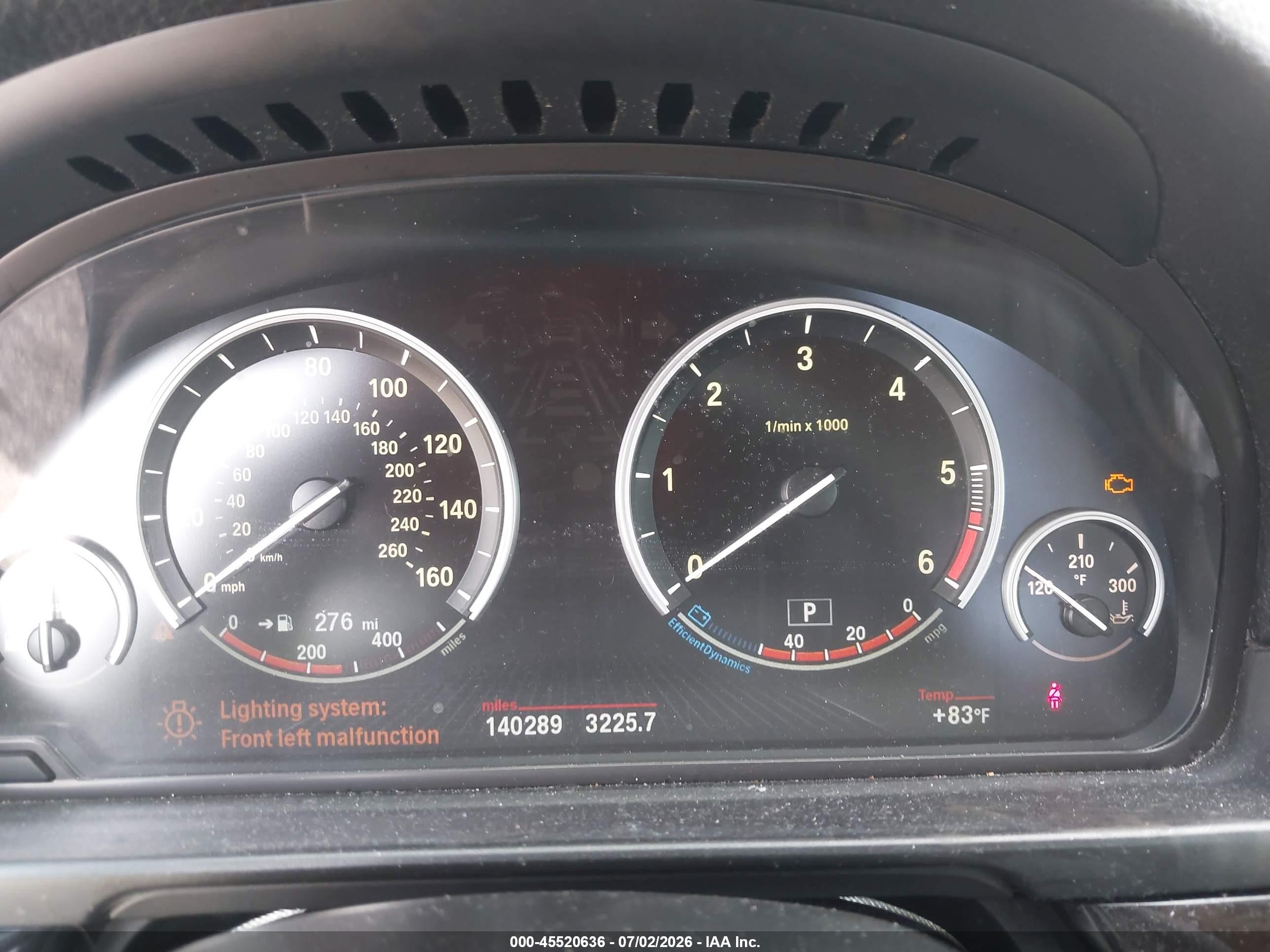 2014 Bmw 535d   Black vin: WBAXA5C59ED001712