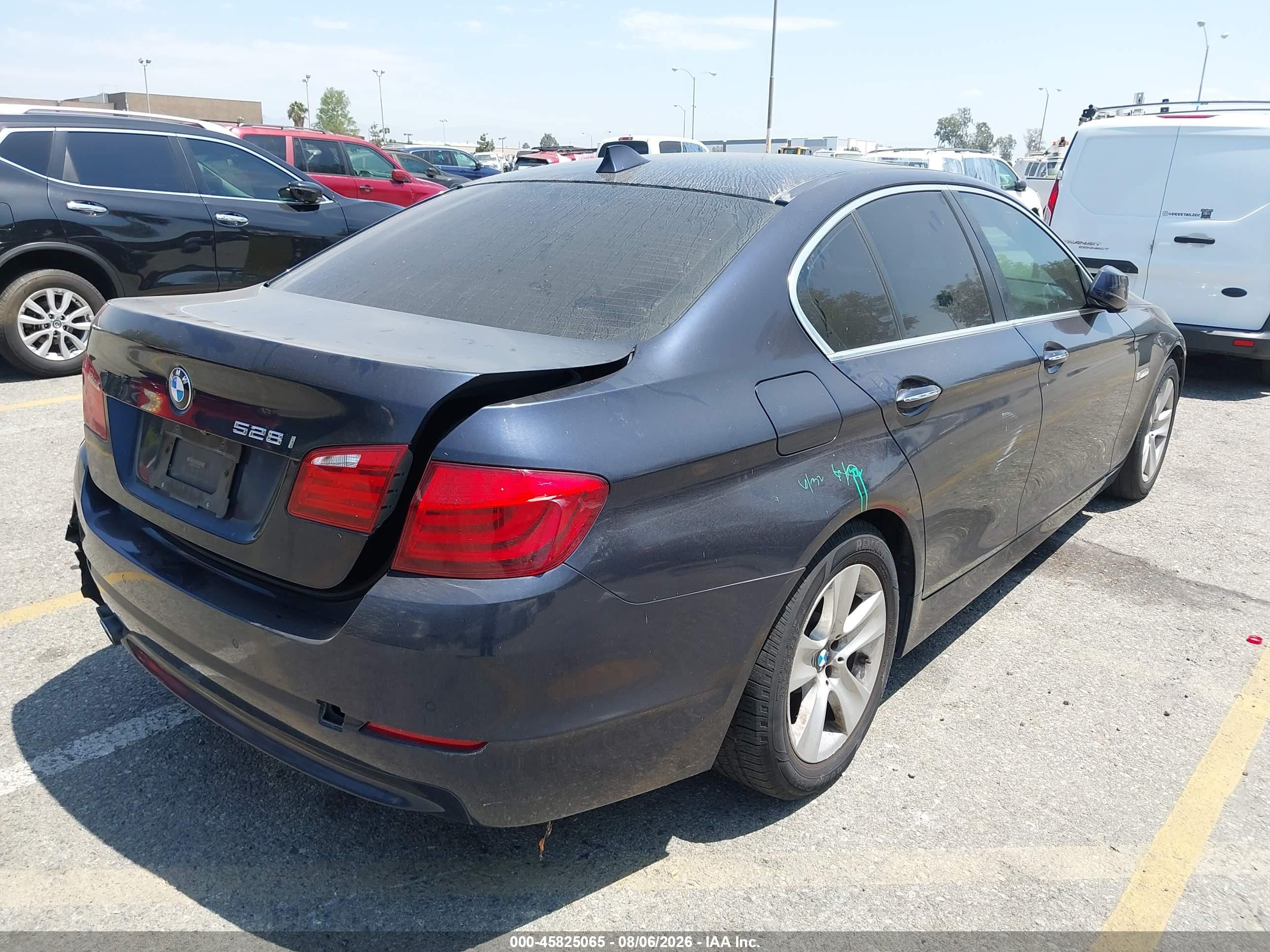2012 Bmw 528i Blue vin: WBAXG5C50CDY28963
