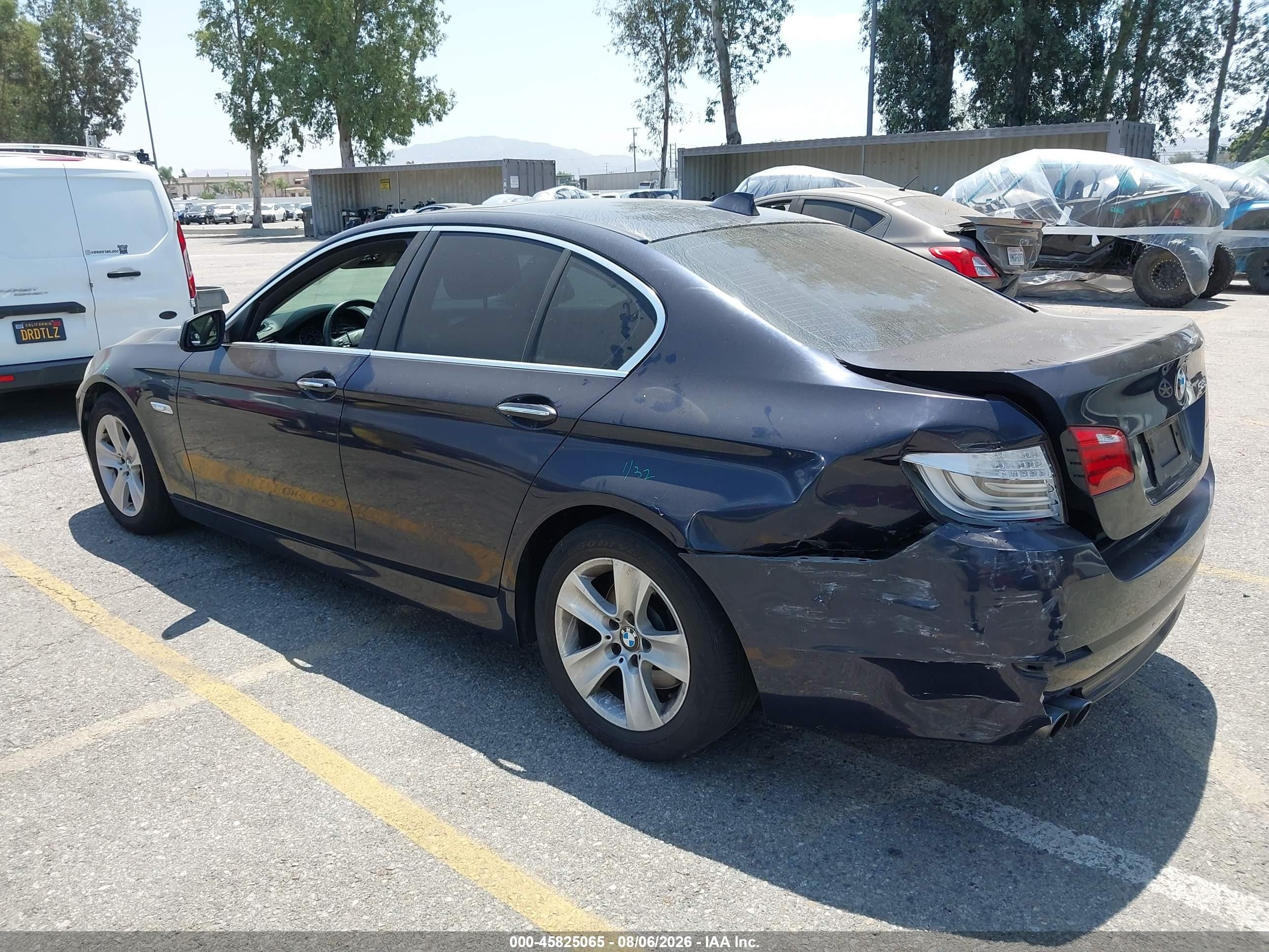 2012 Bmw 528i Blue vin: WBAXG5C50CDY28963