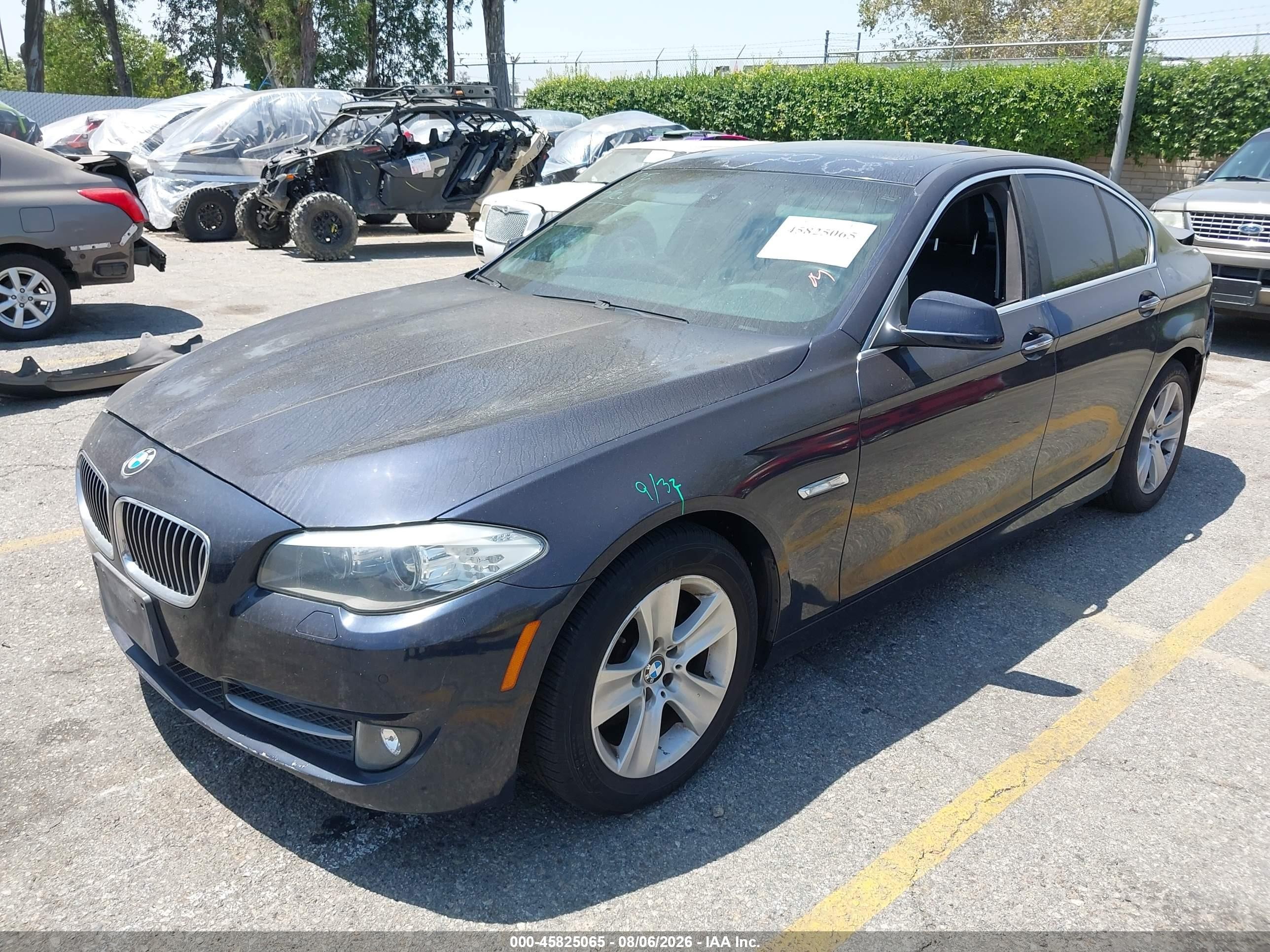 2012 Bmw 528i Blue vin: WBAXG5C50CDY28963
