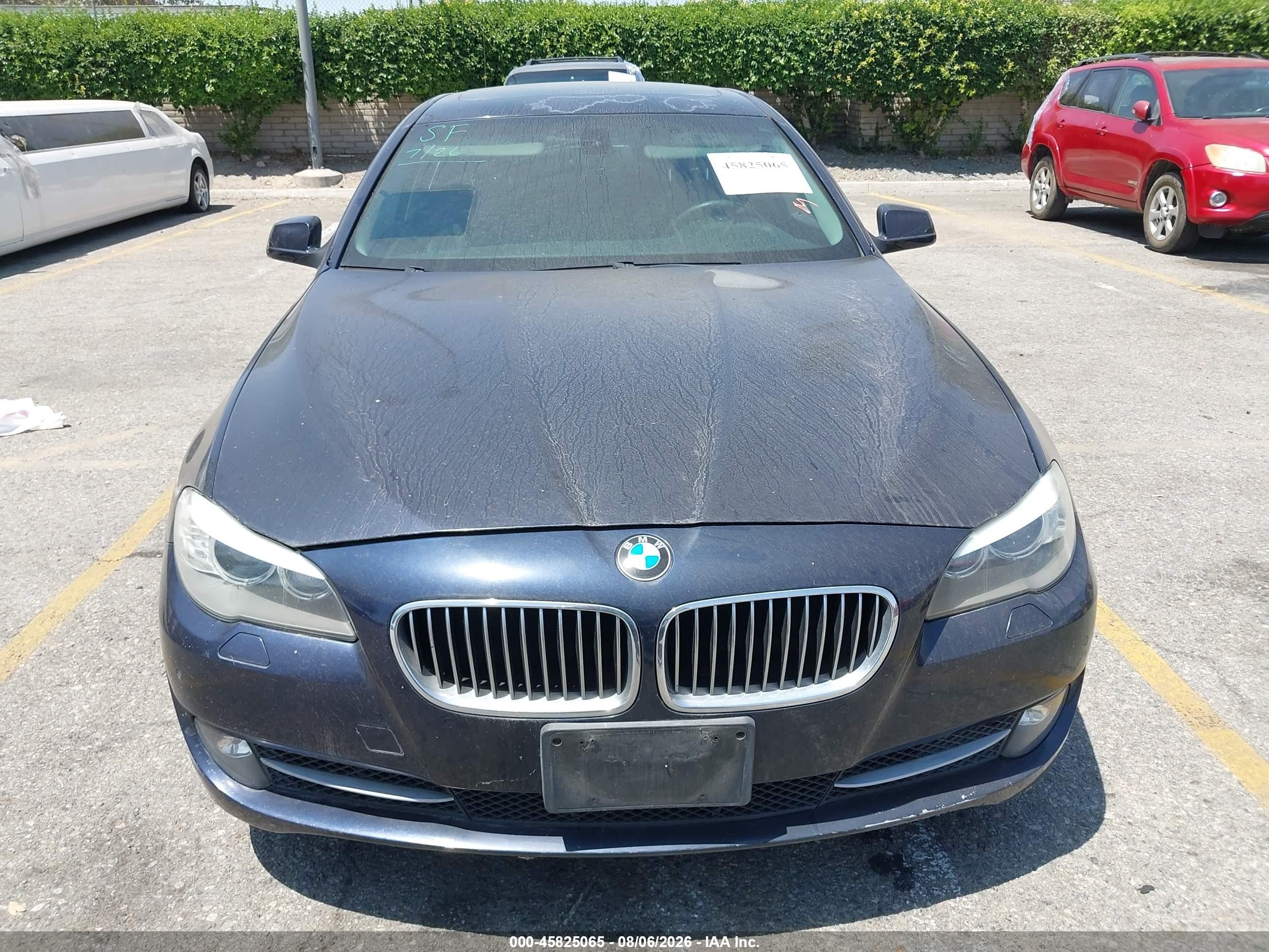 2012 Bmw 528i Blue vin: WBAXG5C50CDY28963
