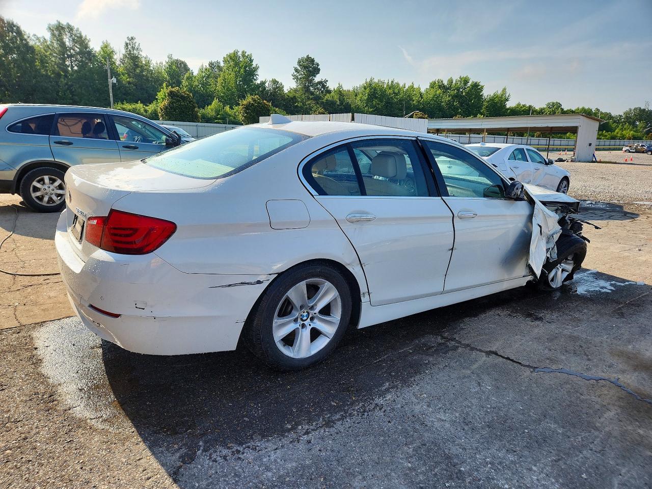 2012 Bmw 528 I Белый vin: WBAXG5C50CDY30342