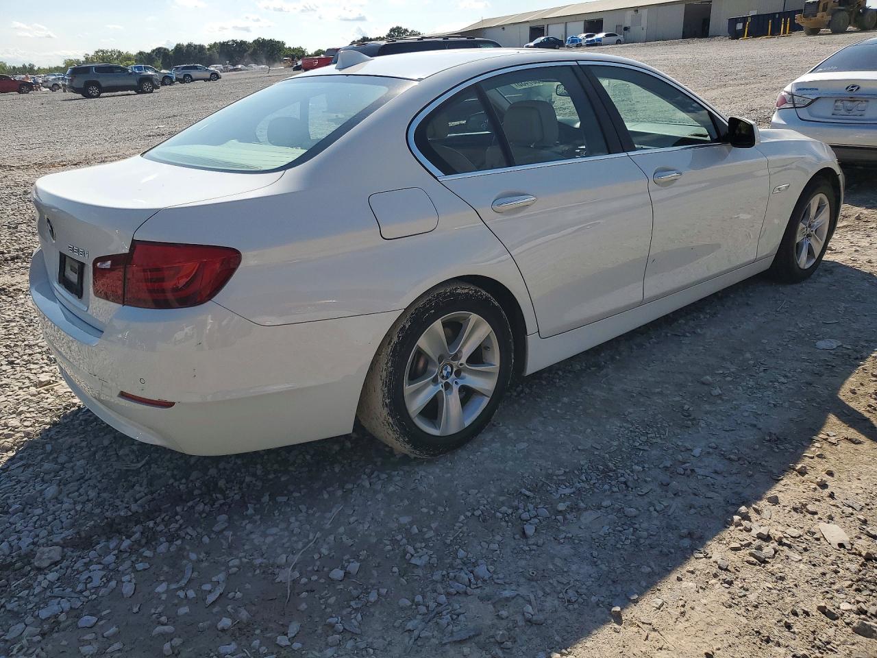 2013 Bmw 528 I White vin: WBAXG5C50DD231636