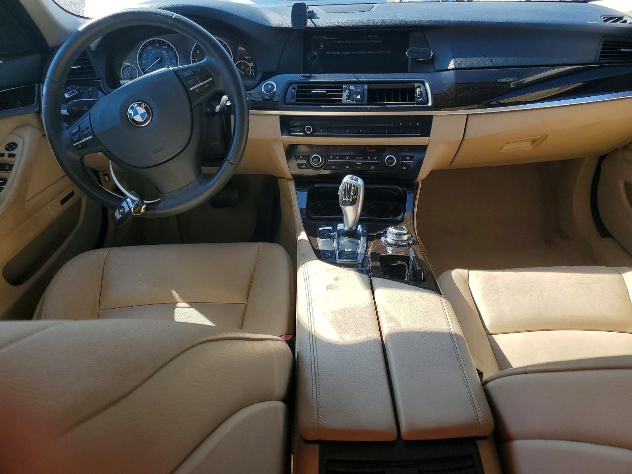 2013 Bmw 528 I White vin: WBAXG5C50DD231636